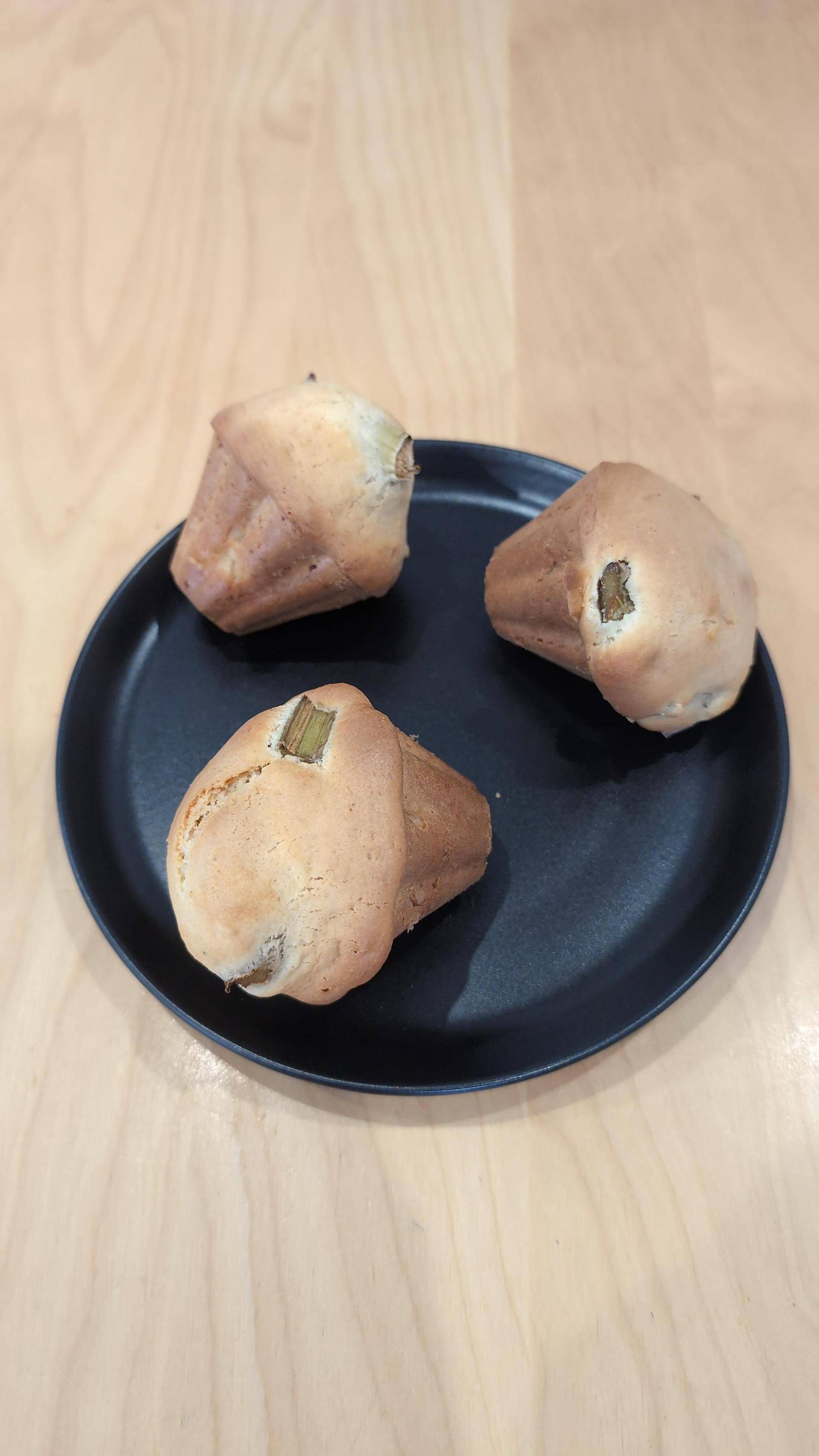 Muffin à la rhubarbe - Recette Companion Connect XL | Moulinex