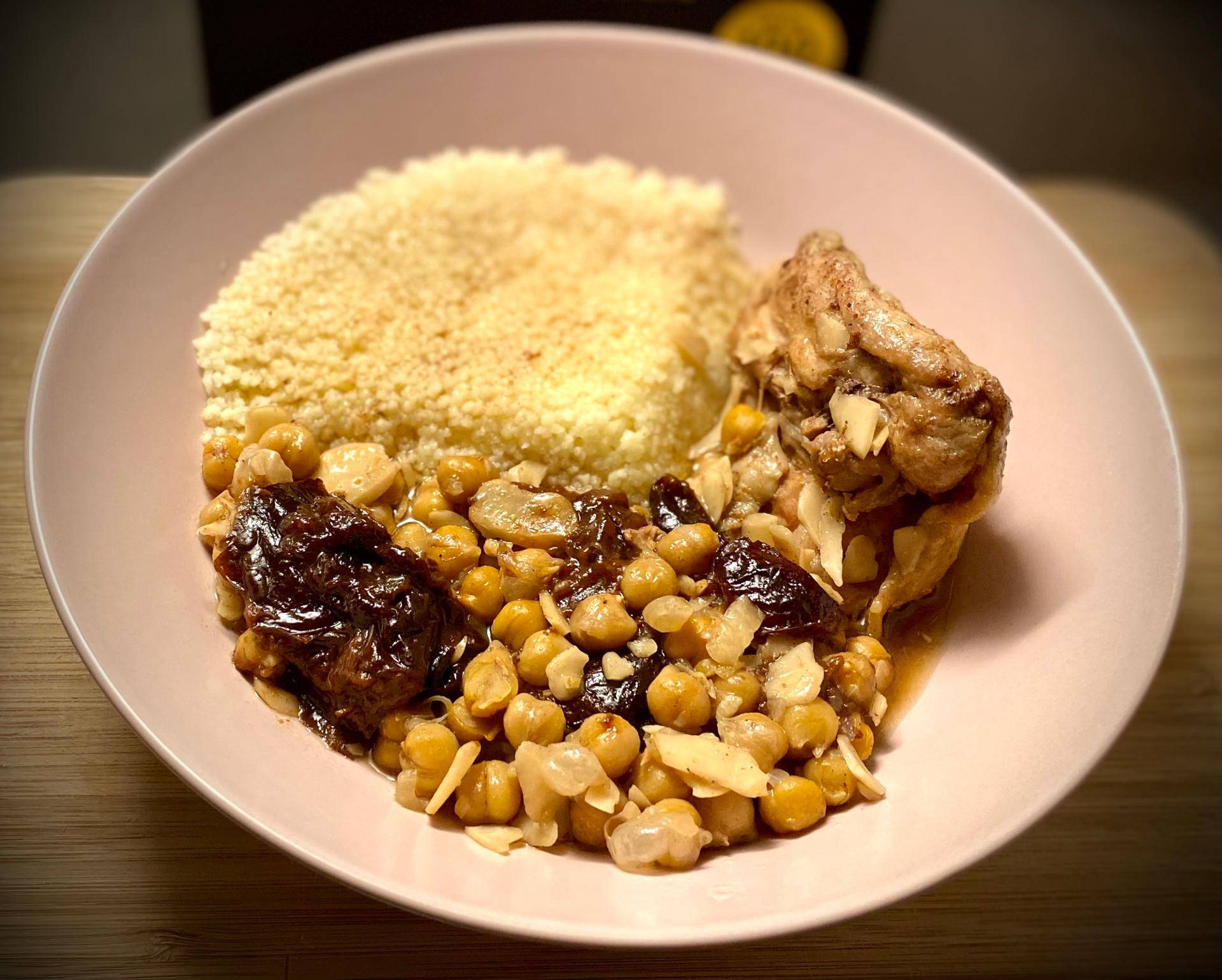 Tajine de poulet, pruneaux, amandes, pois chiches - Recepten Cookeo V3 | Moulinex