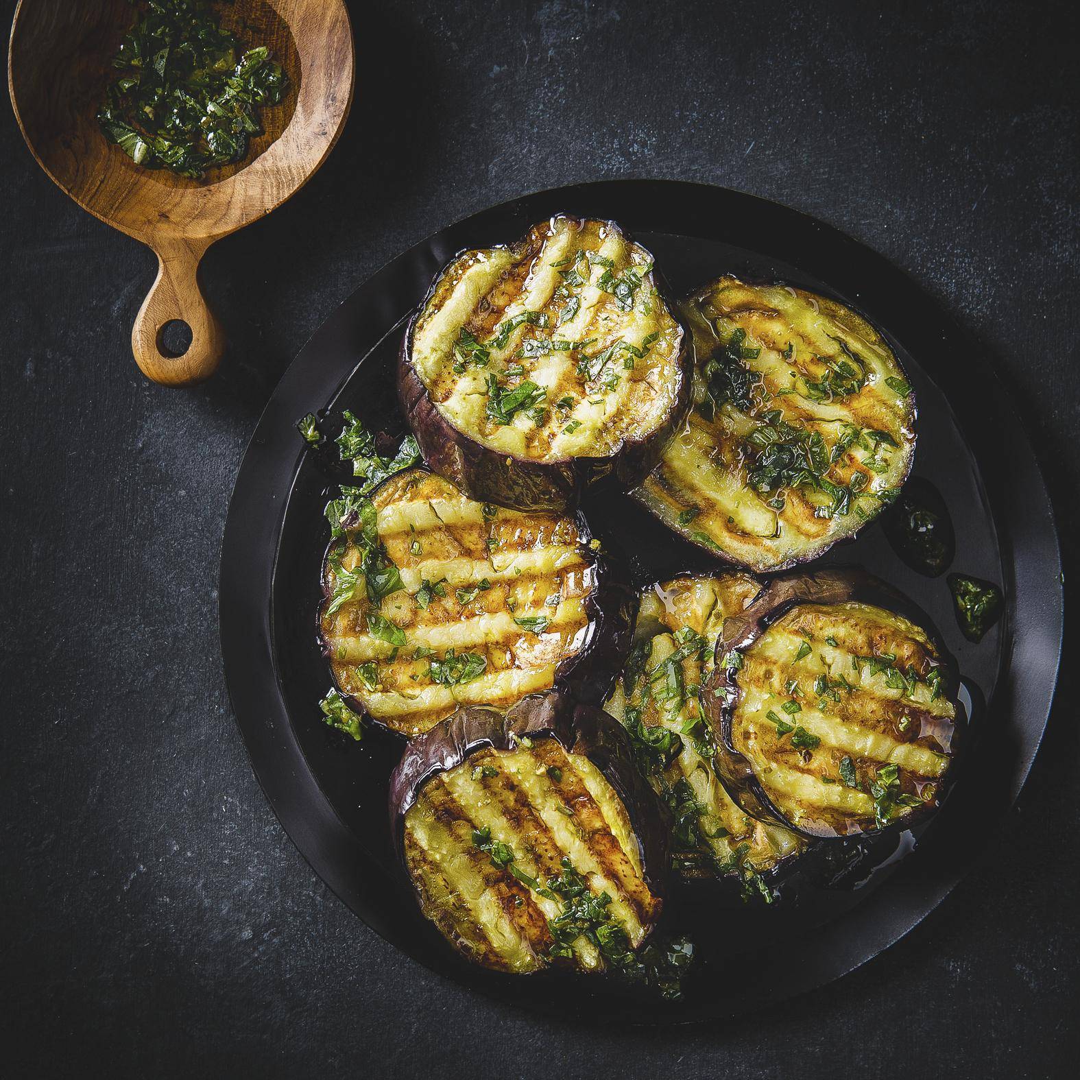 Aubergines grillées au pesto - Recette EASY FRY & GRILL 2 in 1 XXL | Moulinex
