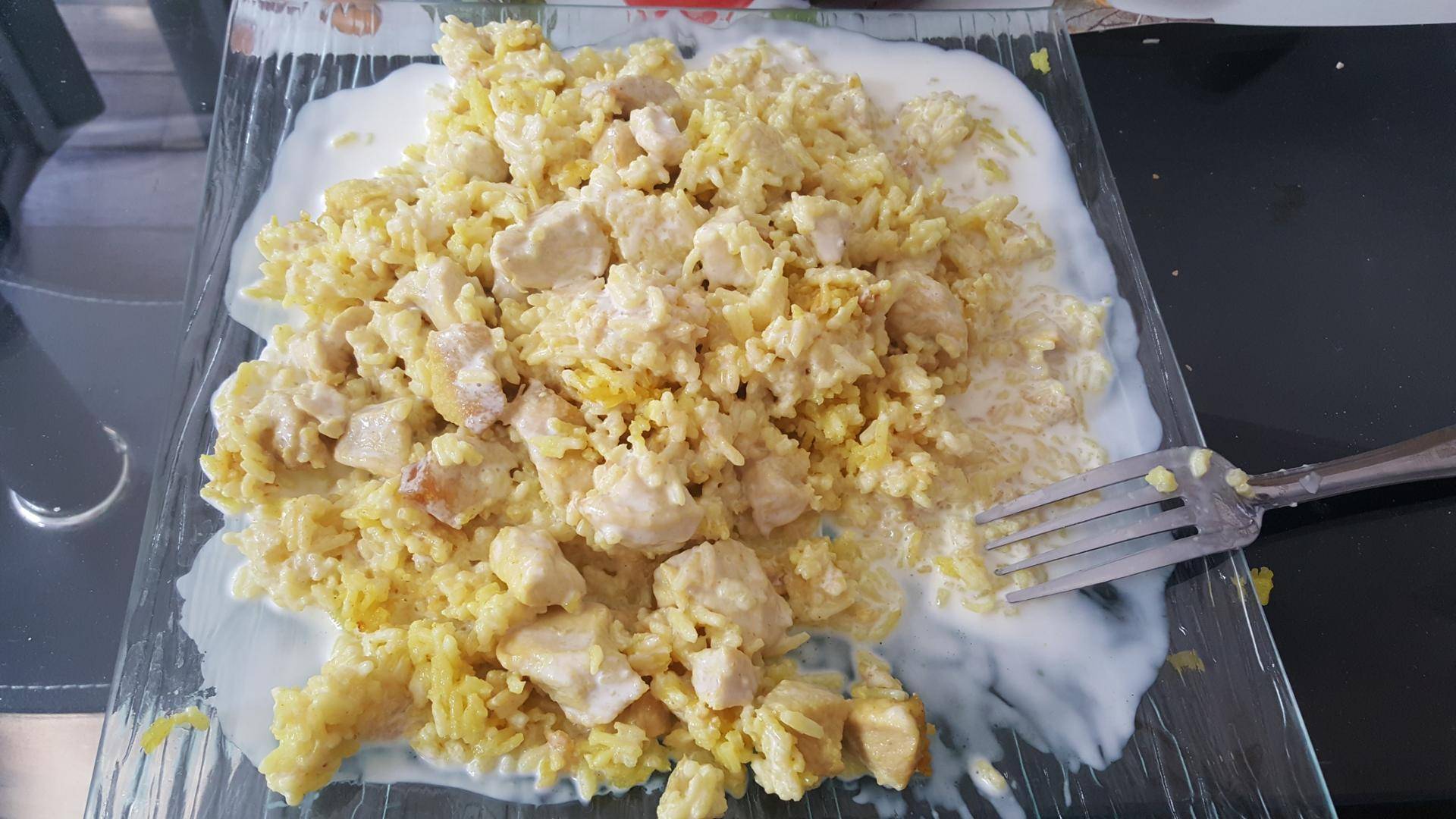 Poulet curry avec du riz - Recepten Cookeo | Moulinex