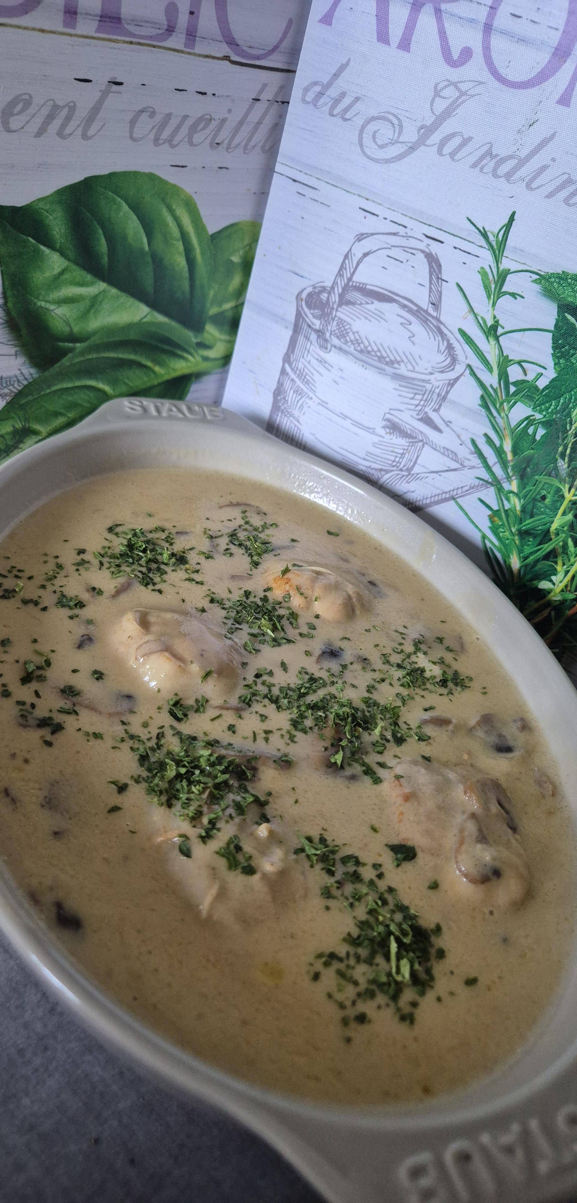 Paupiettes de poulet à la sauce crème et champignons – Cookeo Infinity (4 personnes) - Recette Cookeo Infinity Autostir | Moulinex