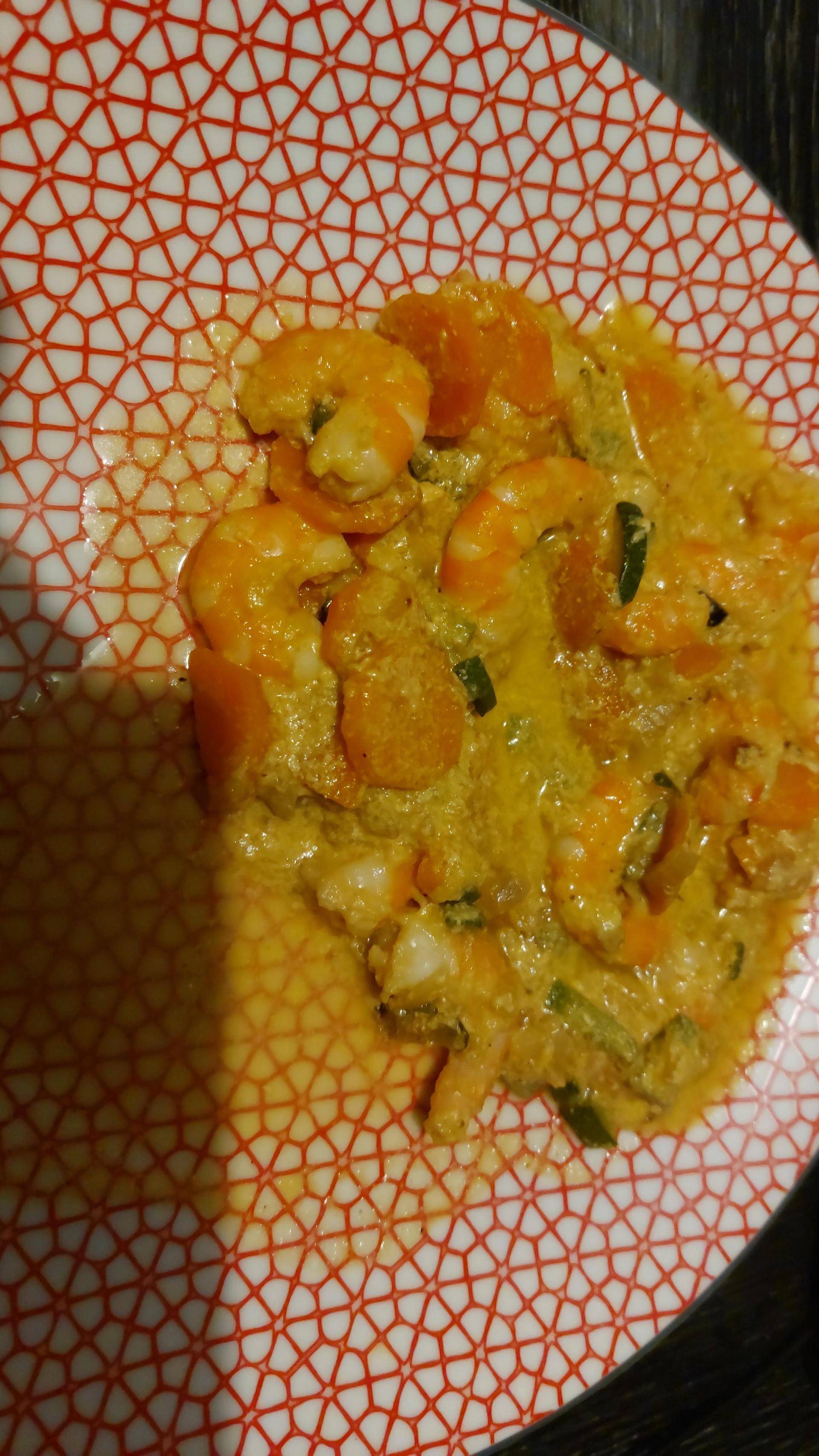 Crevettes curry aux légumes - Recepten Cookeo | Moulinex