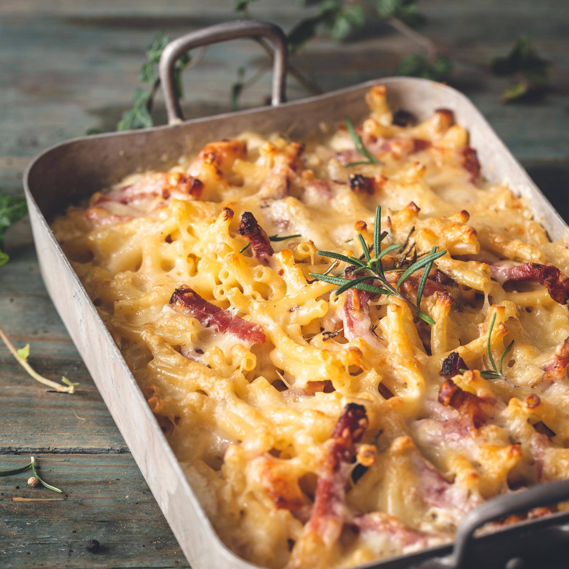 Mac n’cheese carbonara - Recette Multifunction Airfryer Oven Digital | Moulinex