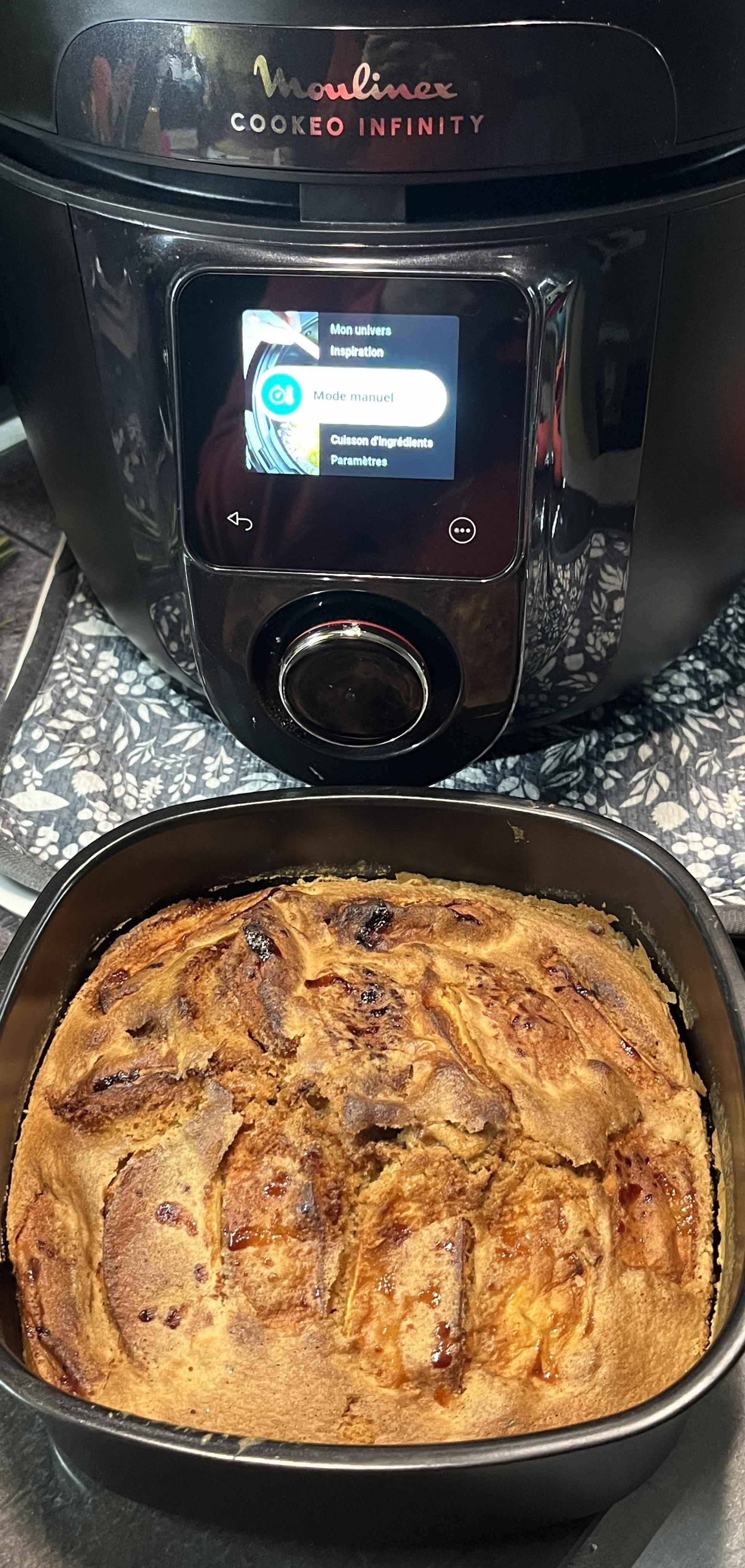 Moelleux aux pommes et épices de pain d’épice - Recette Cookeo Infinity Autostir | Moulinex