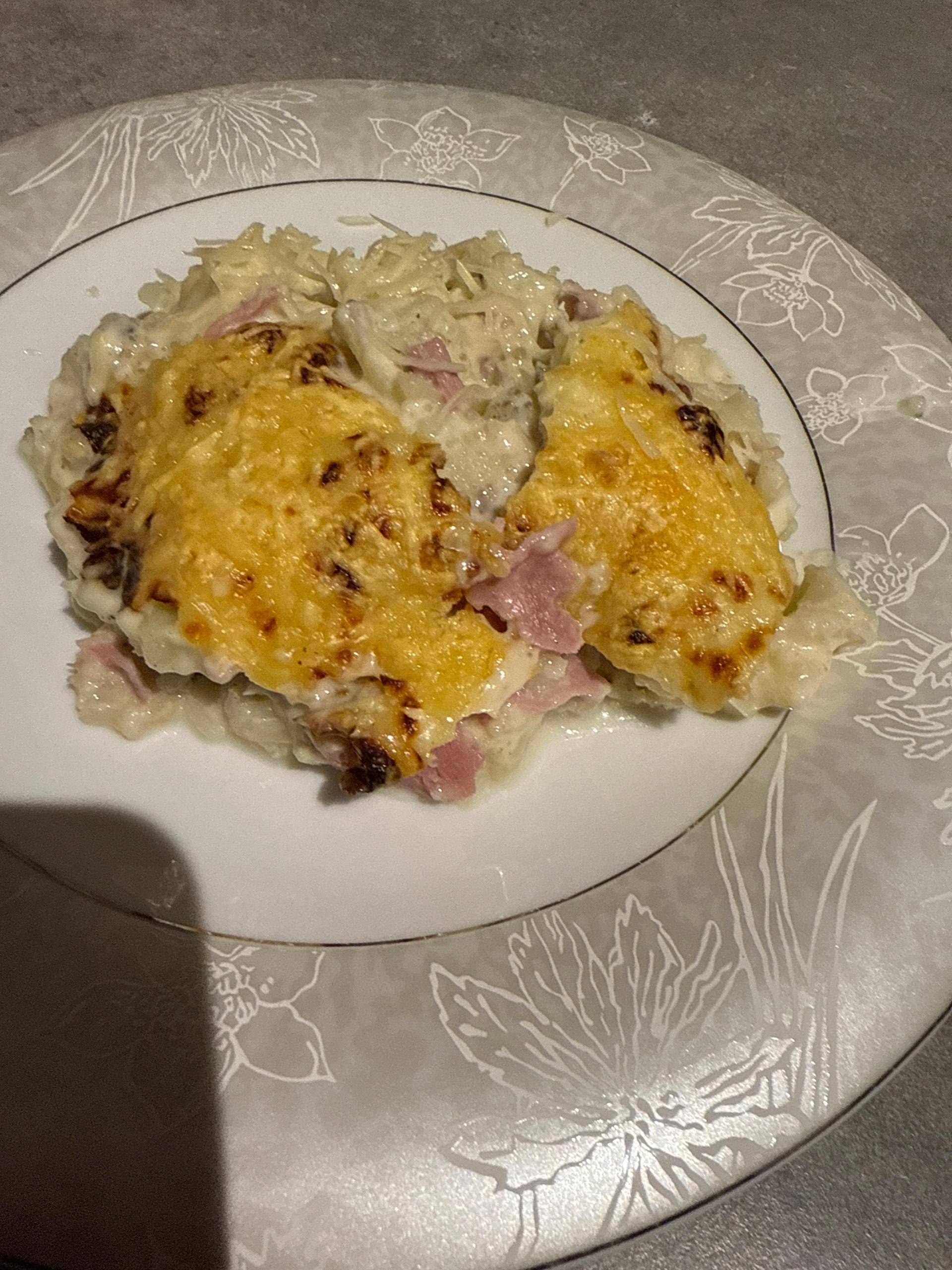 Gratin de choux fleur et jambon - Recette Cookeo V3 | Moulinex