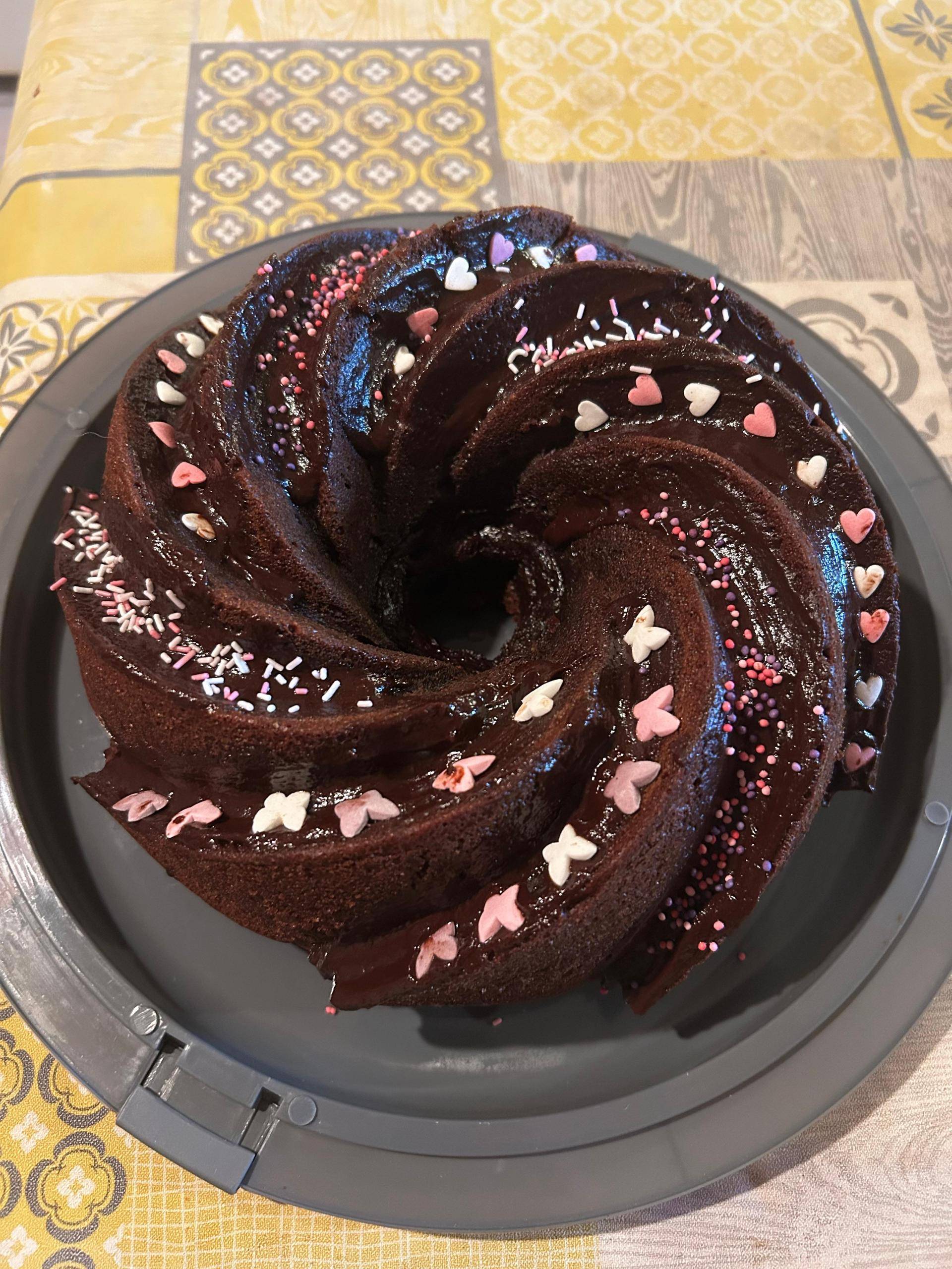 Bundt cake tout chocolat - Recette Companion Connect XL | Moulinex