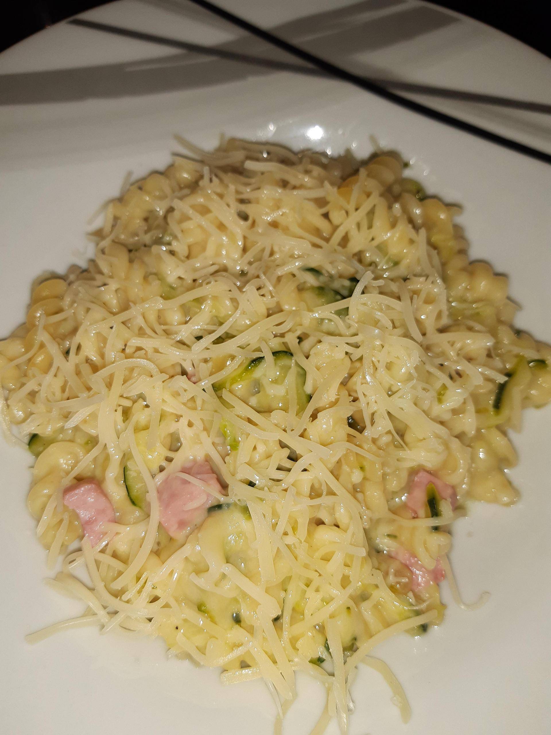Pâte aux courgettes & jambon - Recepten Cookeo | Moulinex