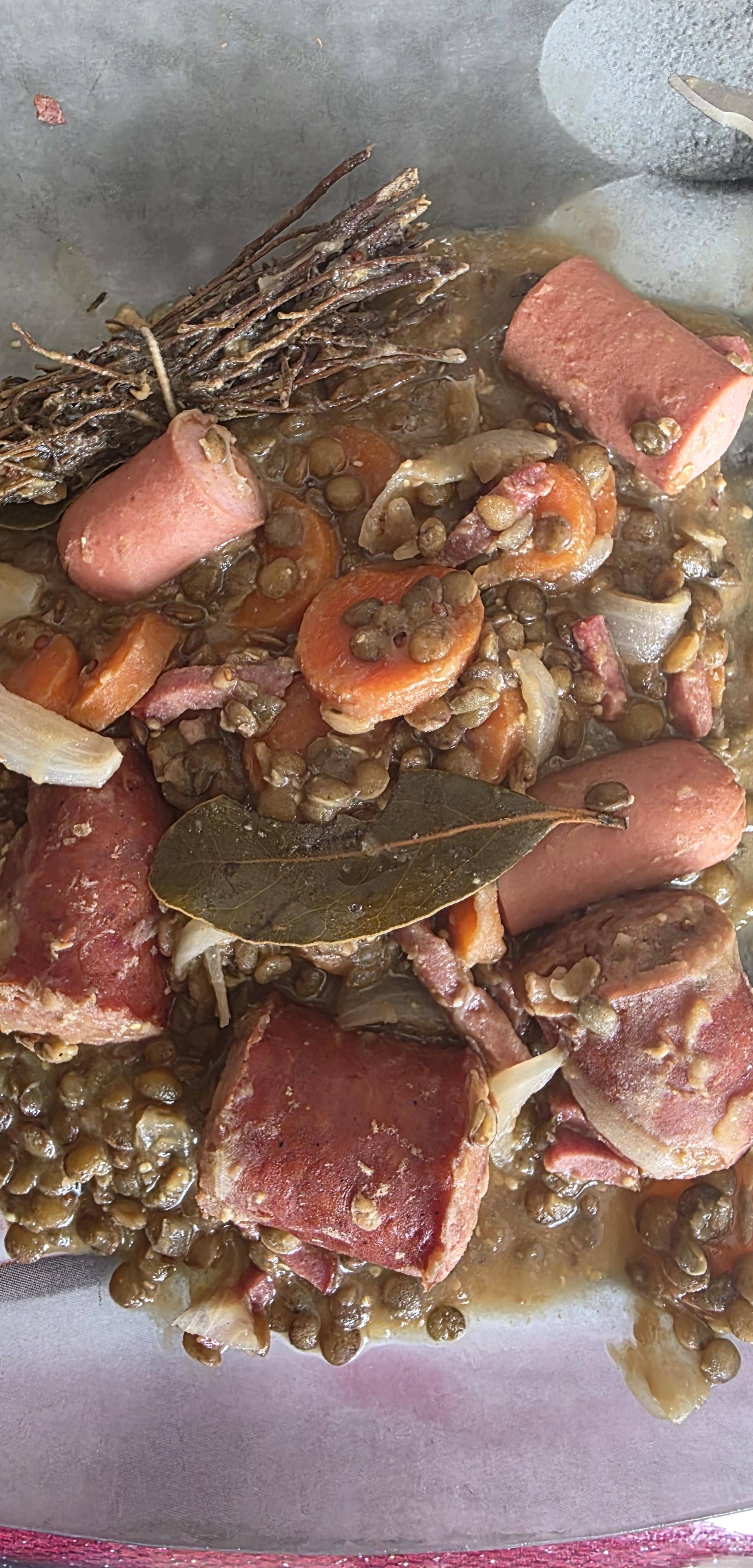 Saucisses aux lentilles de Sandc60 - Recette Companion Connect | Moulinex