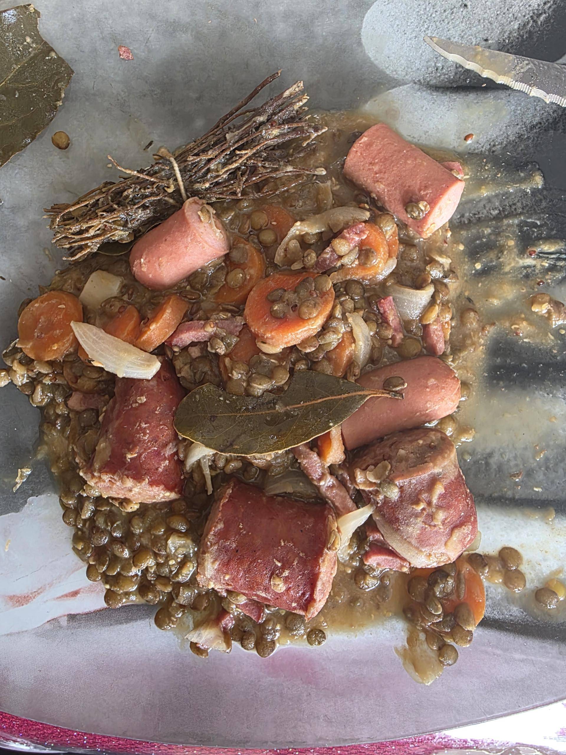 Saucisses aux lentilles de Sandc60 - Recette Companion Connect | Moulinex