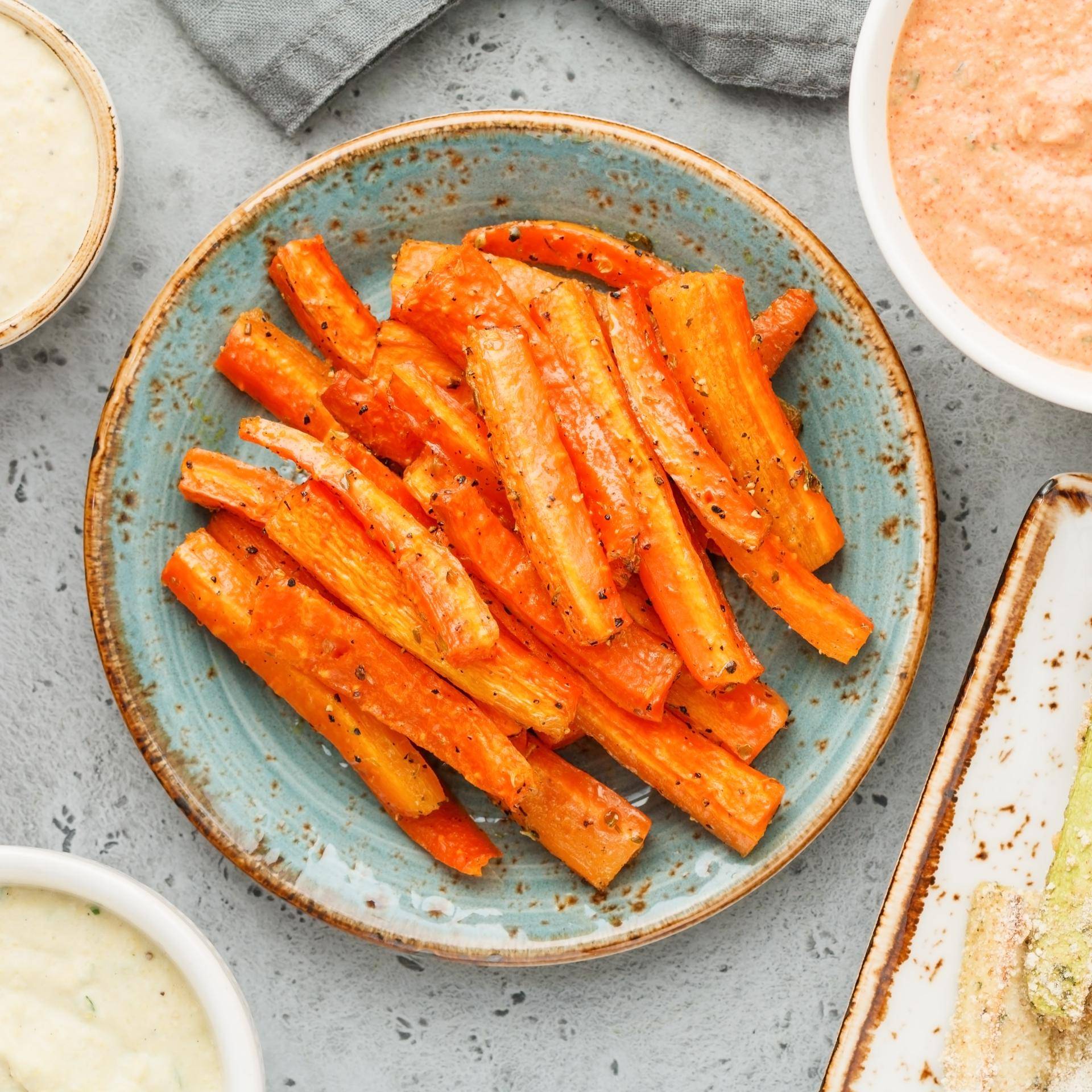 Carottes frites au sirop d'érable et au thym - Recette EASY FRY OVEN & GRILL 9 in 1 | Moulinex