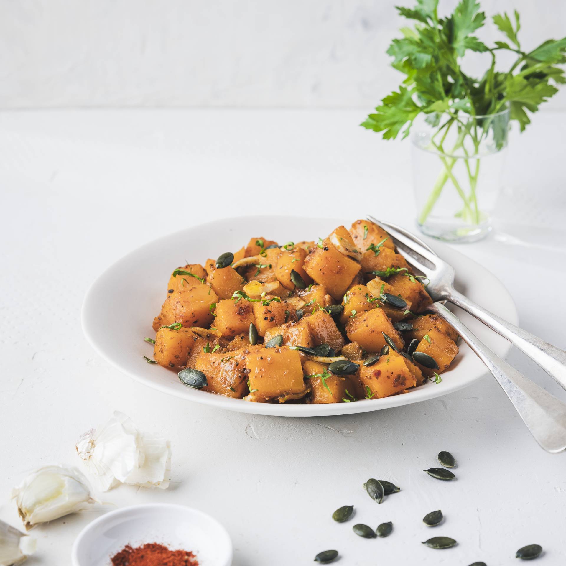 Butternut à l’ail et aux herbes - Recette Cookeo 9in1 | Moulinex