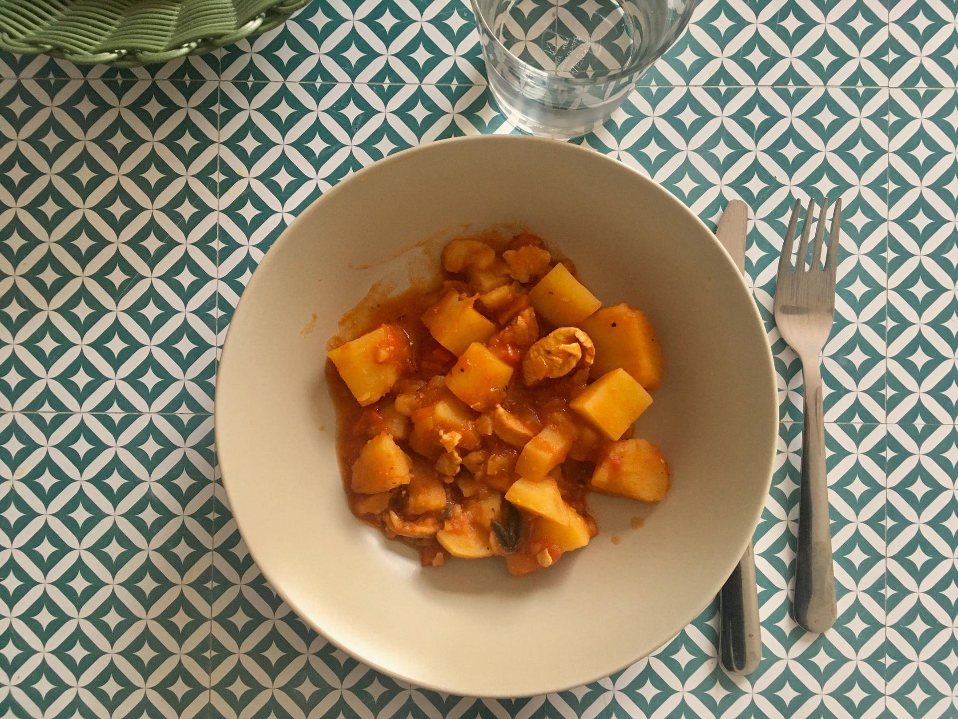 Poulet pomme de terre à la provençale - Recepten Cookeo | Moulinex