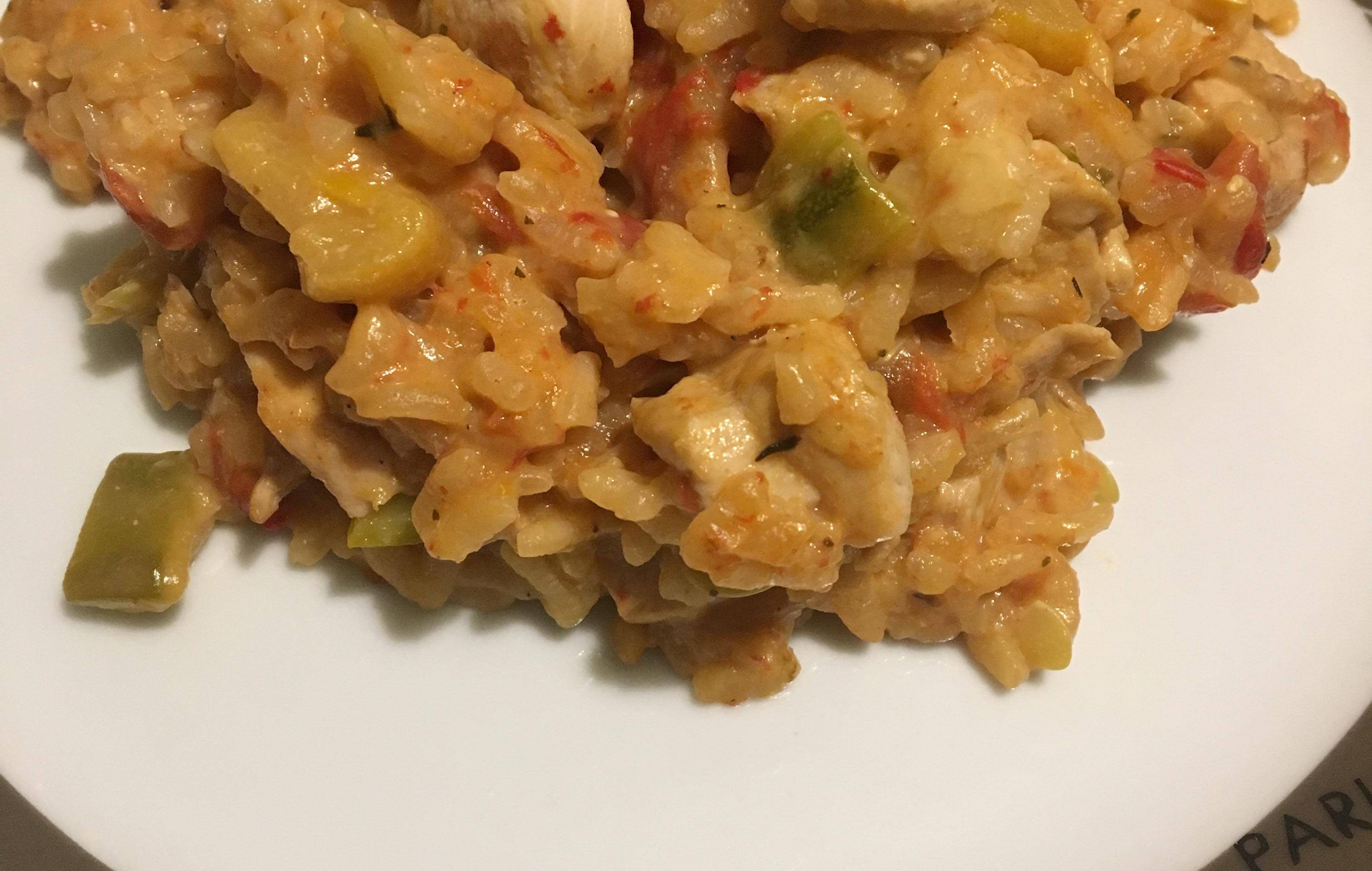 Risotto poulet courgette tomate - Recette Cookeo | Moulinex
