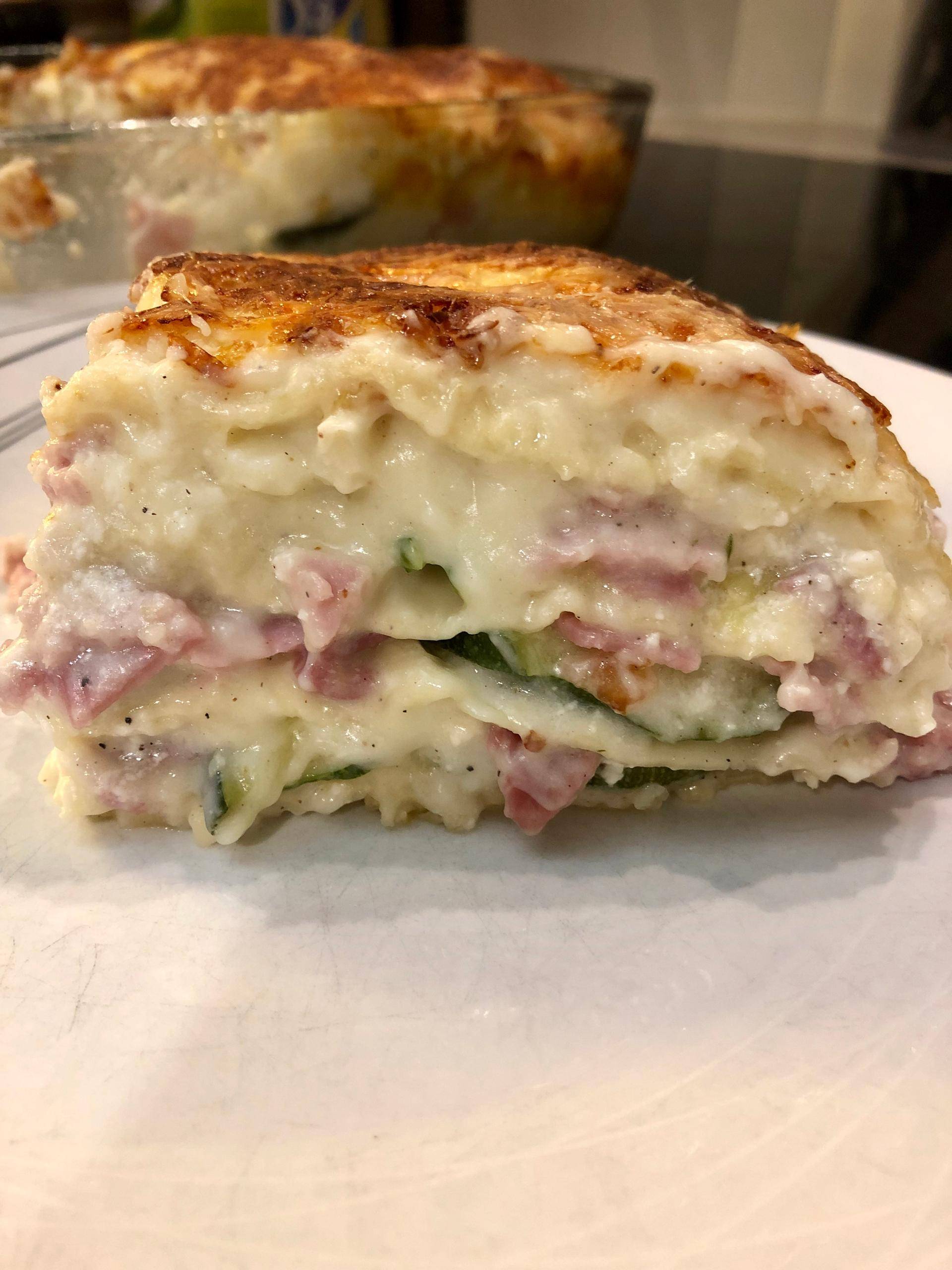 Lasagnes au chèvre, courgettes et jambon - Recepten Companion Connect XL | Moulinex