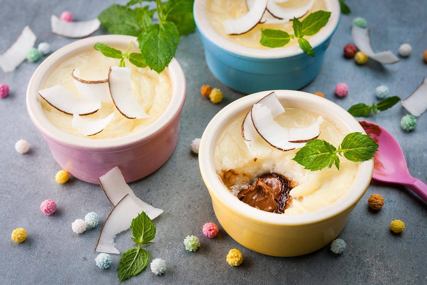 Crème coco cœur choco - Recette Cookeo | Moulinex