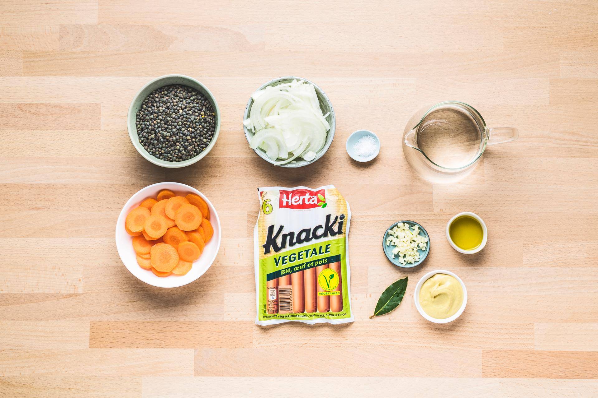 Knacki végétale et lentilles - Recepten Cookeo | Moulinex