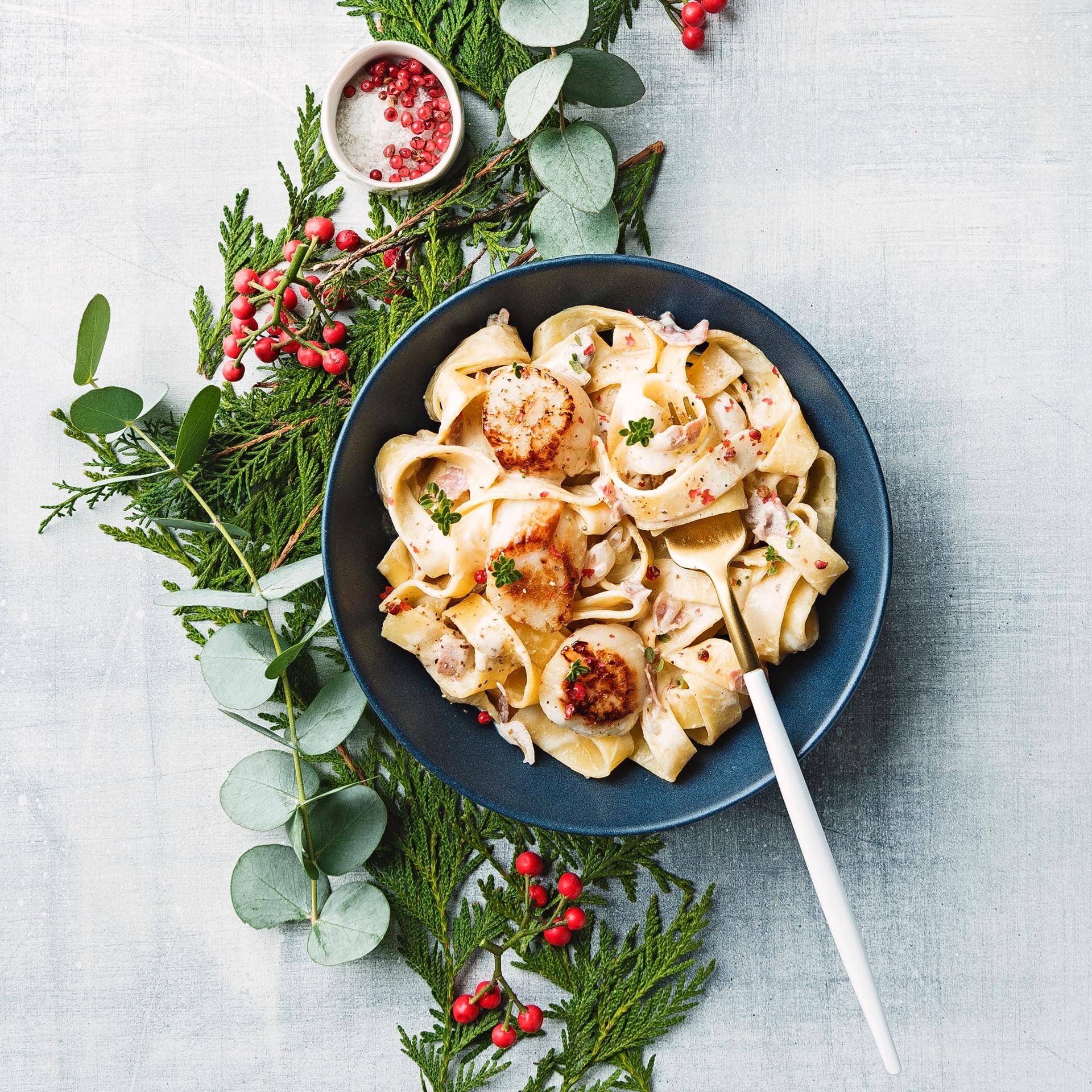 Fetuccini aux Saint-Jacques - Recepten Cookeo | Moulinex