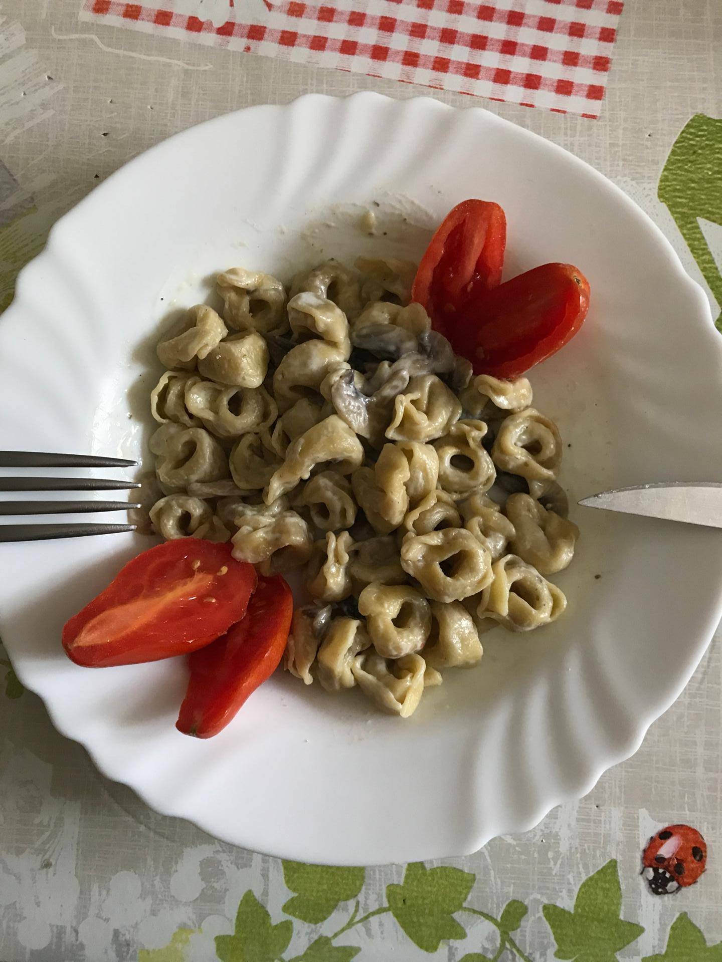 Tortellinis jambon cru champignons - Recepten Cookeo | Moulinex