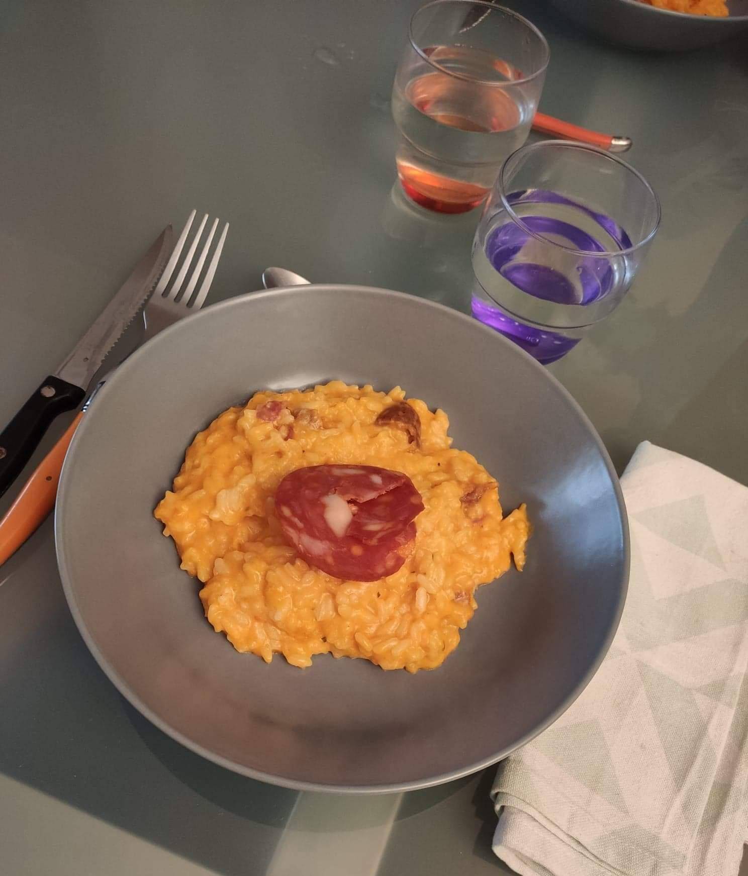 Risotto d'hiver potimarron et chorizo - Recepten Companion | Moulinex