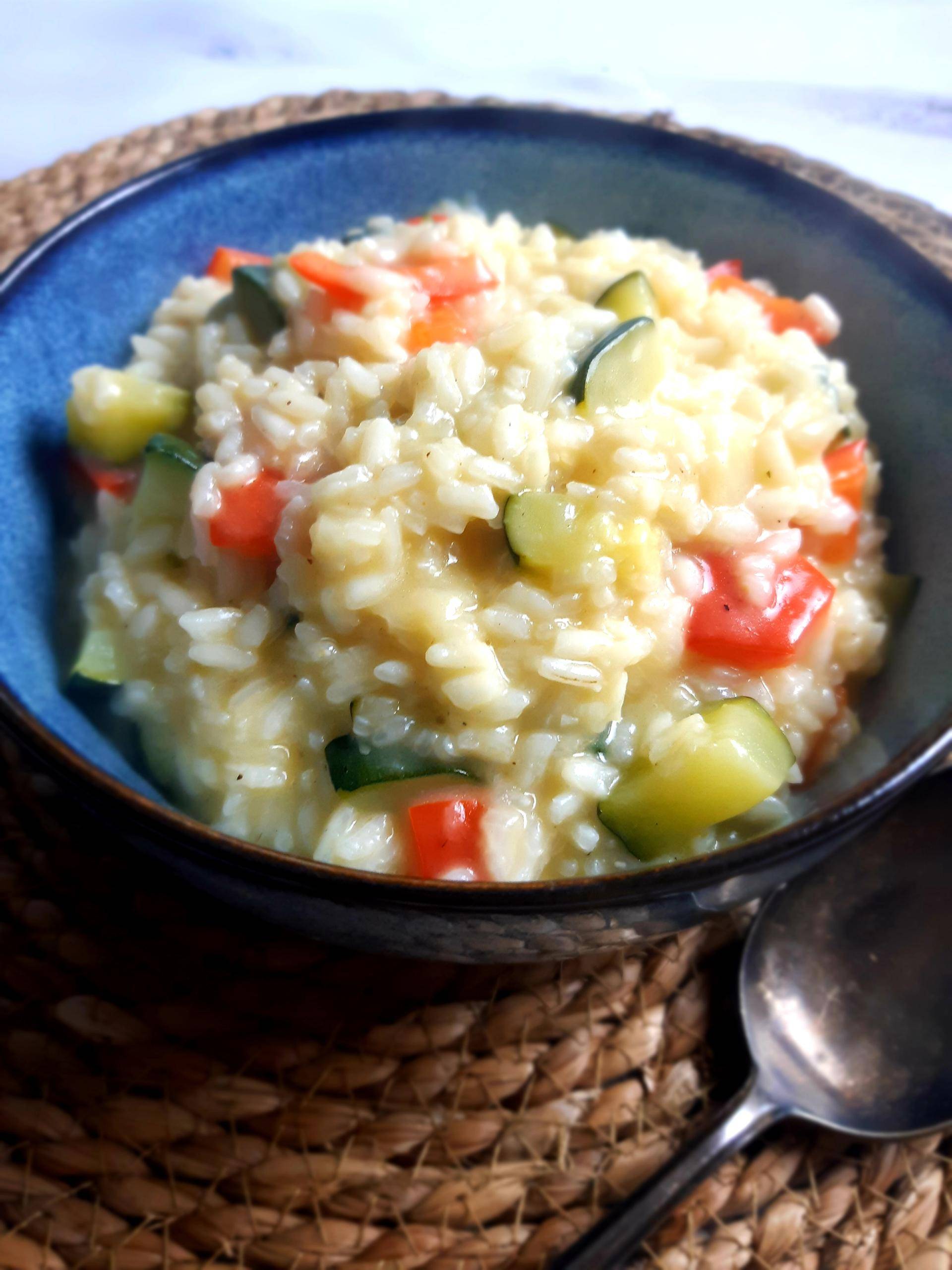 Risotto courgette poivron - Recepten Companion Connect XL | Moulinex