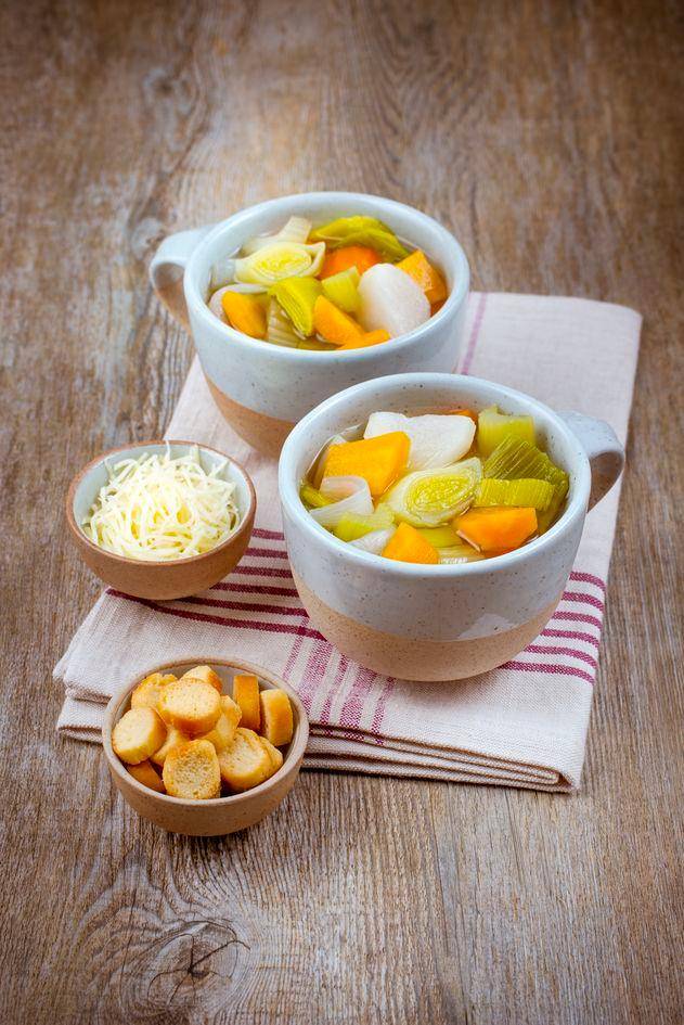Potage aux 4 légumes - Recepten Perfectmix Cook | Moulinex