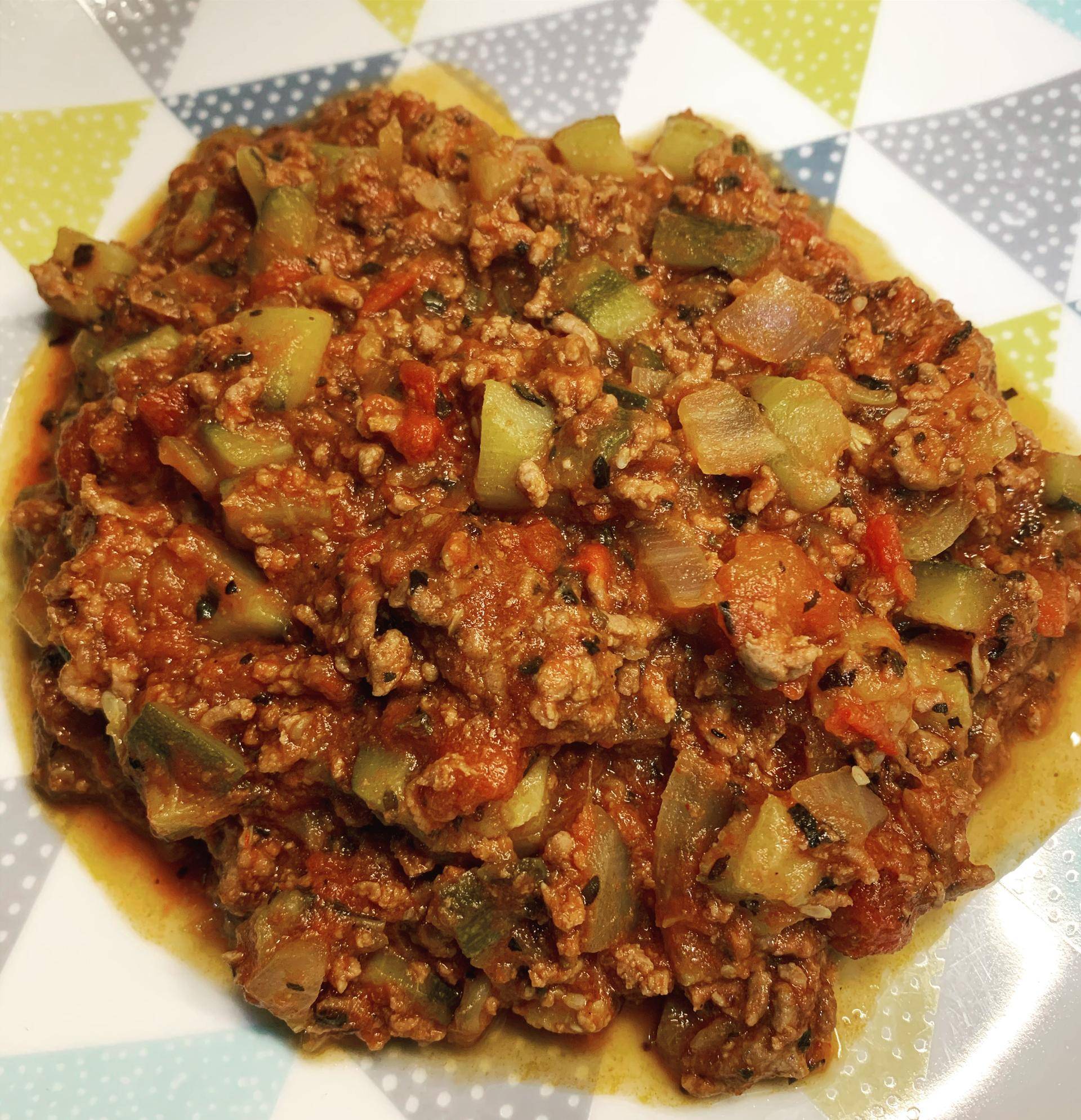 Courgettes façon Bolognaise - Recepten Cookeo V3 | Moulinex