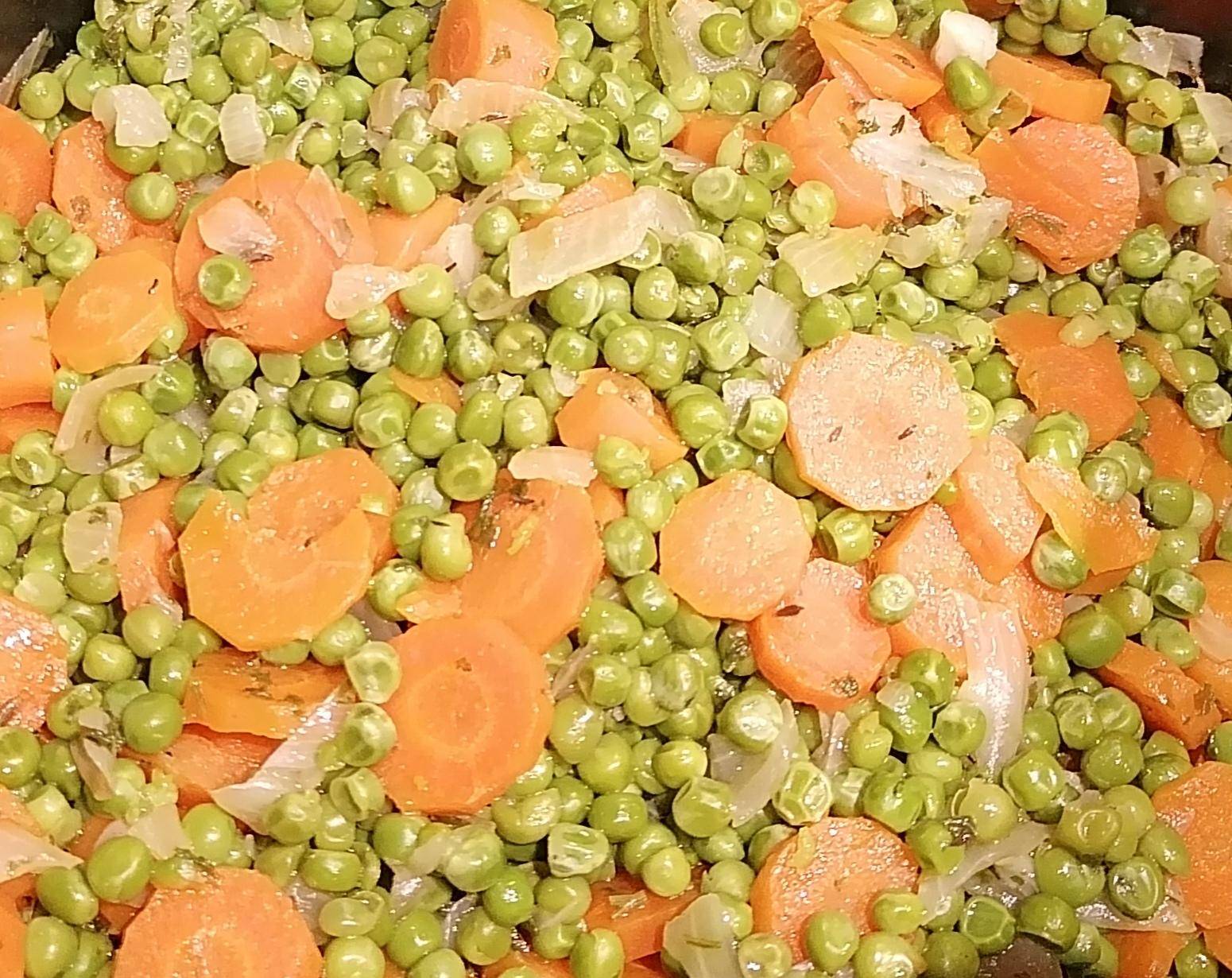 Duo petits pois surgelés carottes - Recette Cookeo V3 | Moulinex