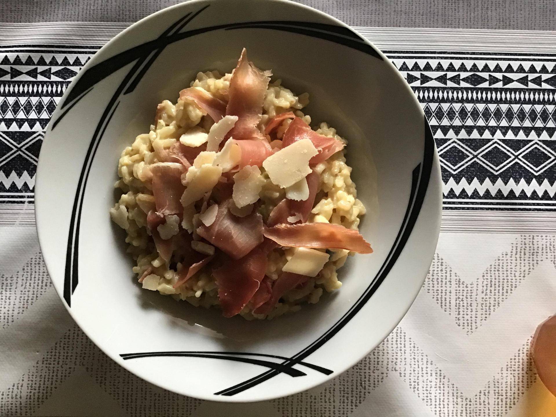 Risotto « duo de jambon et courgettes » - Recette Cookeo | Moulinex