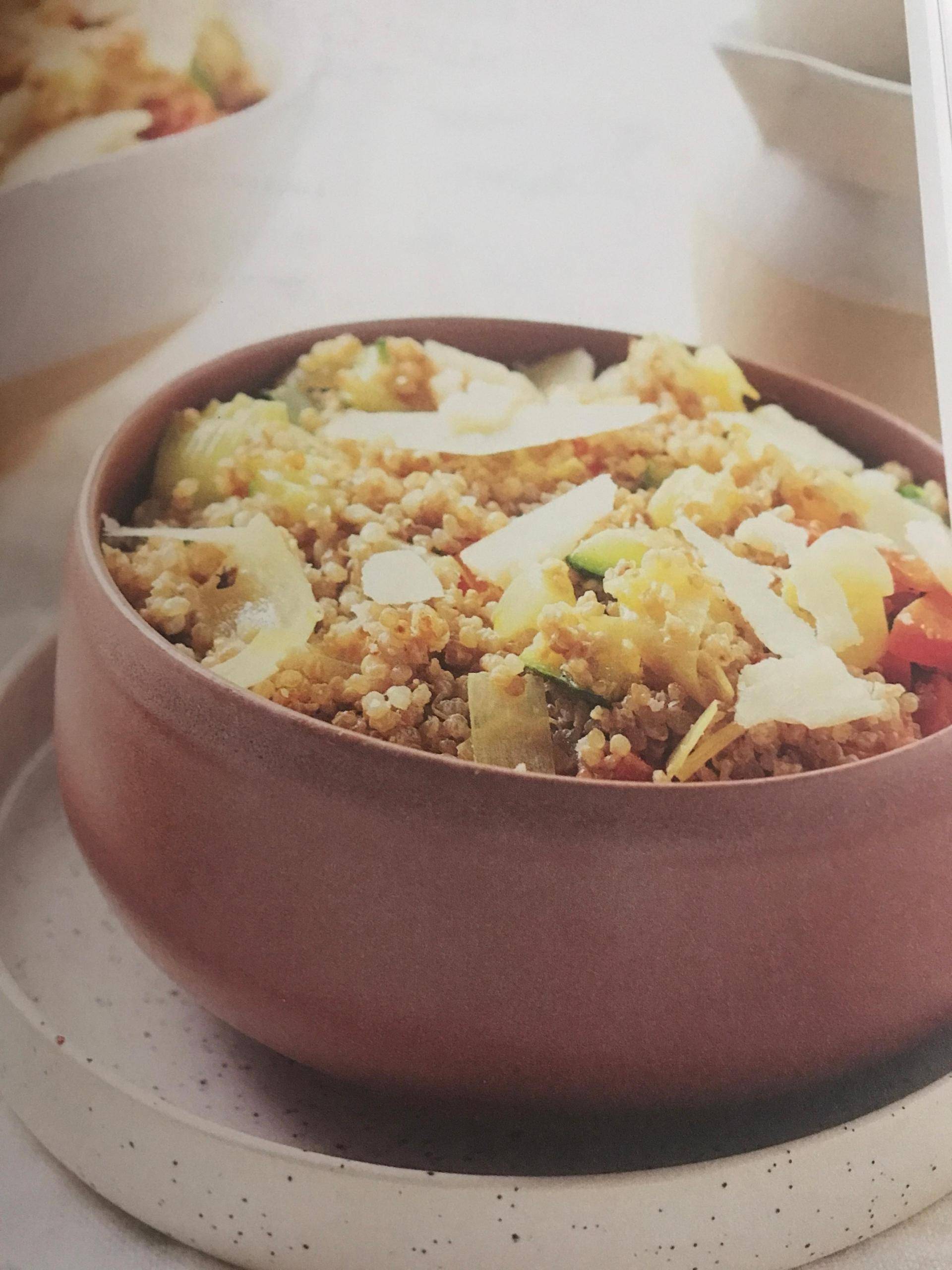Risotto de quinoa et petits légumes - Recepten Cookeo | Moulinex