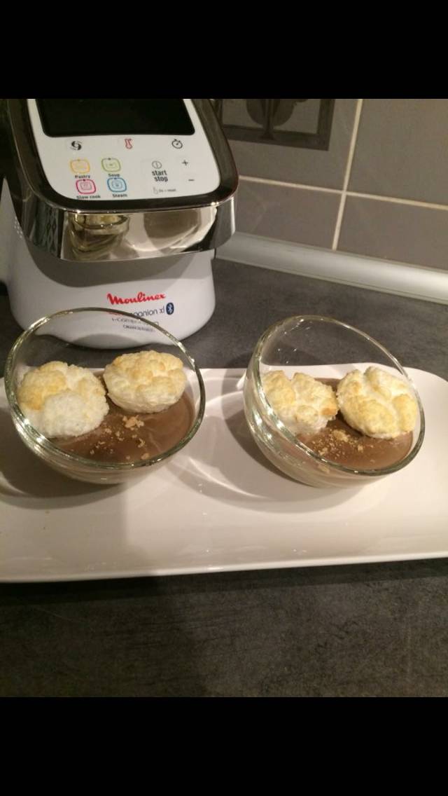 Île flottante chocolat - Recepten Companion Connect XL | Moulinex