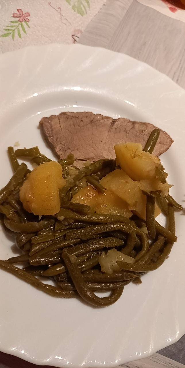 Rôti de porc avec ses haricots et pommes de terre - Recepten Cookeo | Moulinex