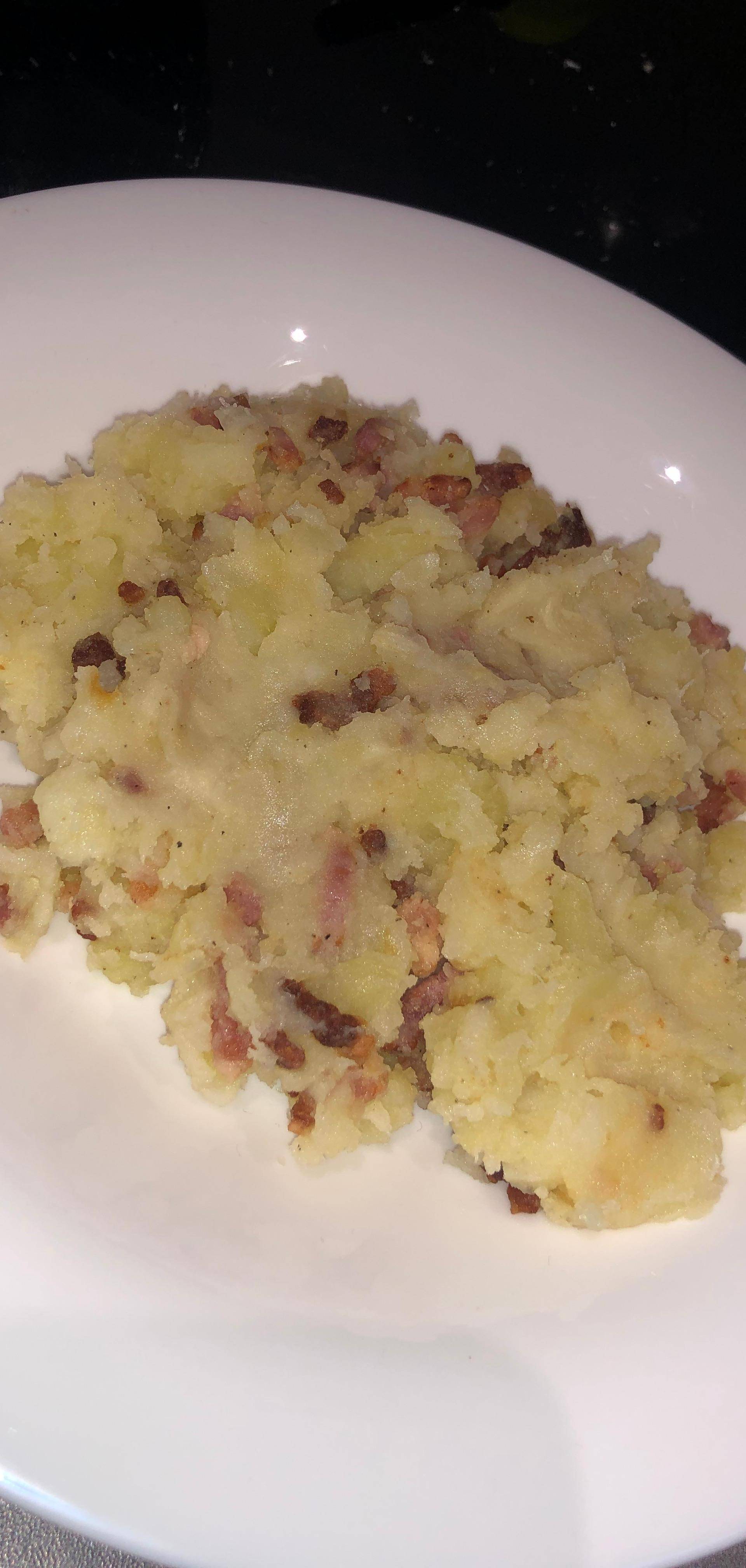 Purée de Céleri Rave et Pommes de terre, lardons - Recette Cookeo | Moulinex