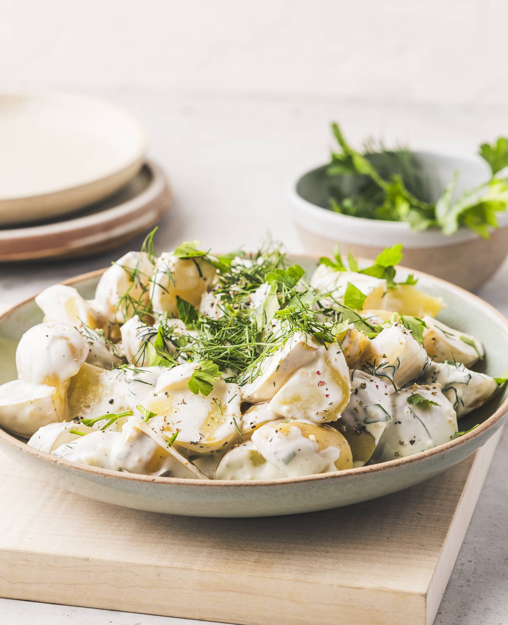 Salade de pommes de terre - Recette Cookeo | Moulinex
