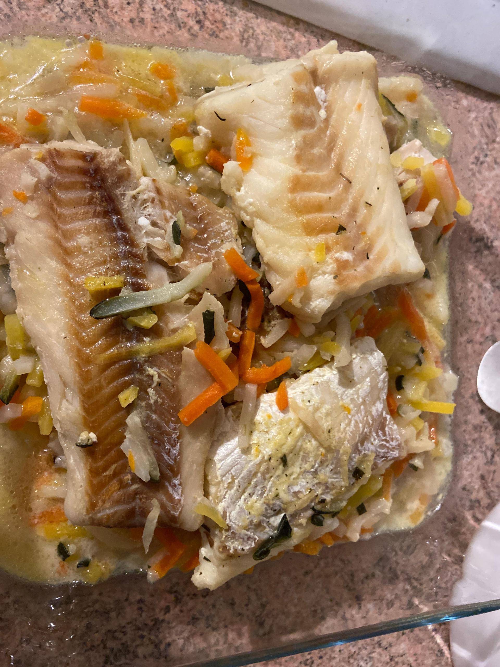 Poisson julienne de légumes - Recepten Cookeo | Moulinex
