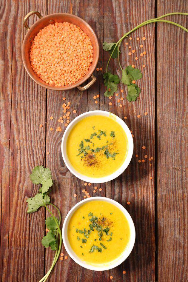 Velouté de lentilles et carottes au cumin - Recepten Perfectmix Cook | Moulinex