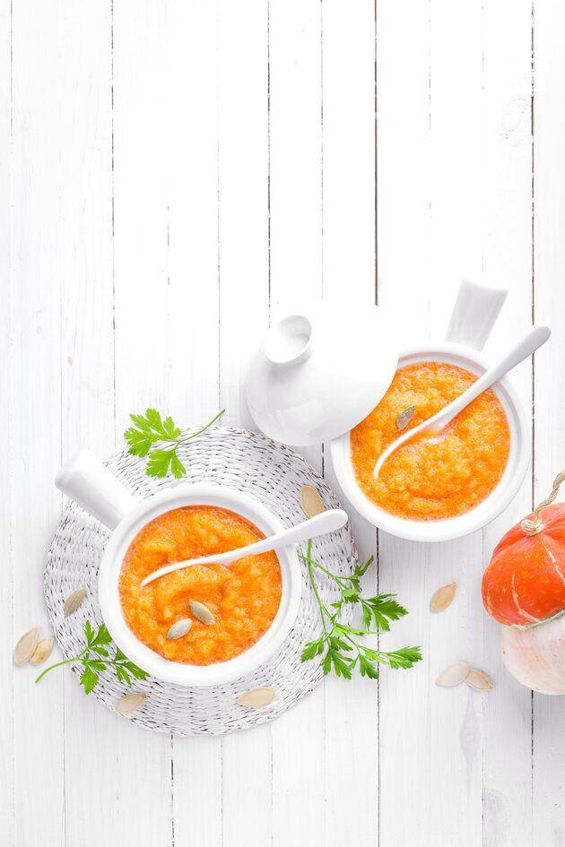 Velouté de calebasse aux épices à paella - Recepten Perfectmix Cook | Moulinex