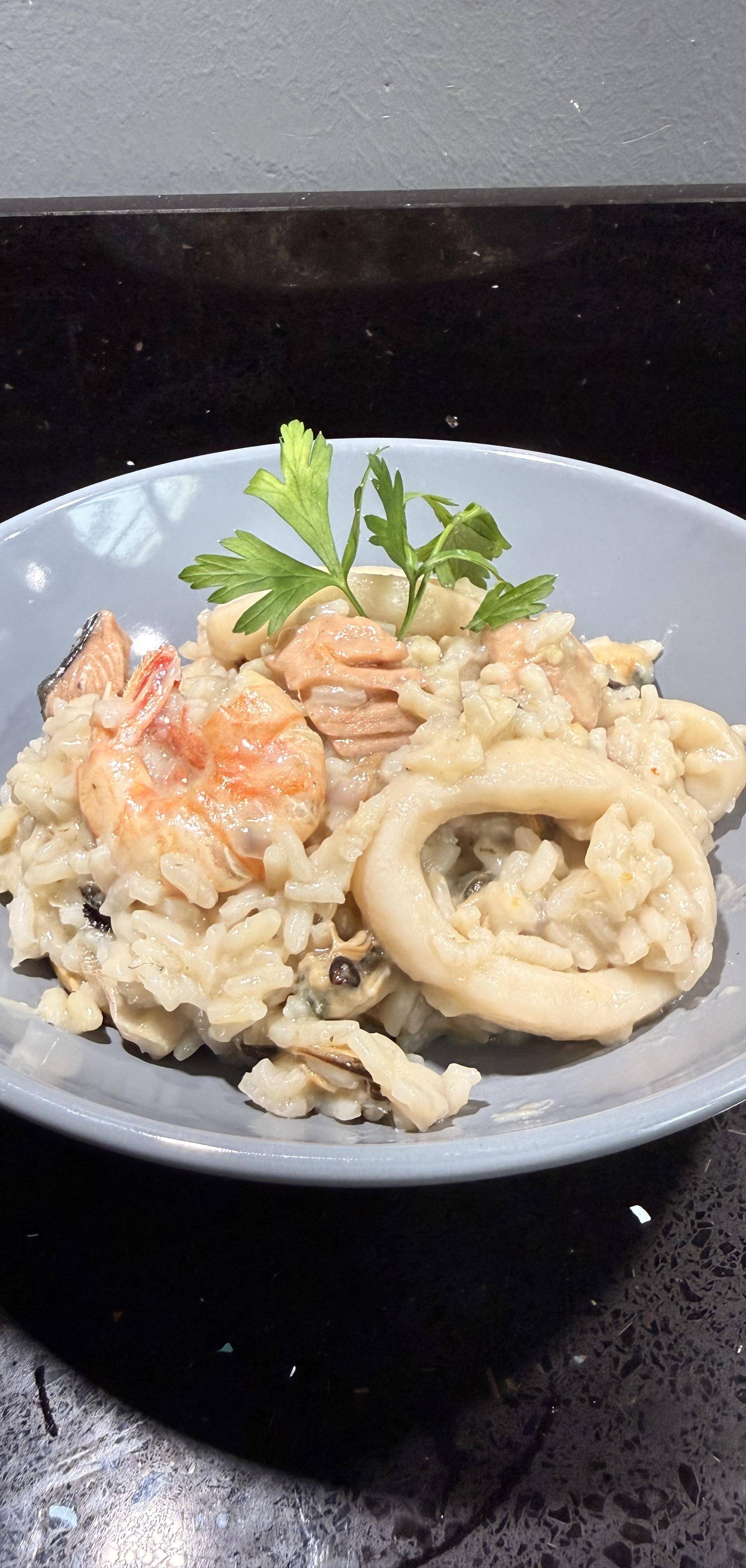 Risotto Fruits de mer et Saumon - Recette Companion Connect XL | Moulinex