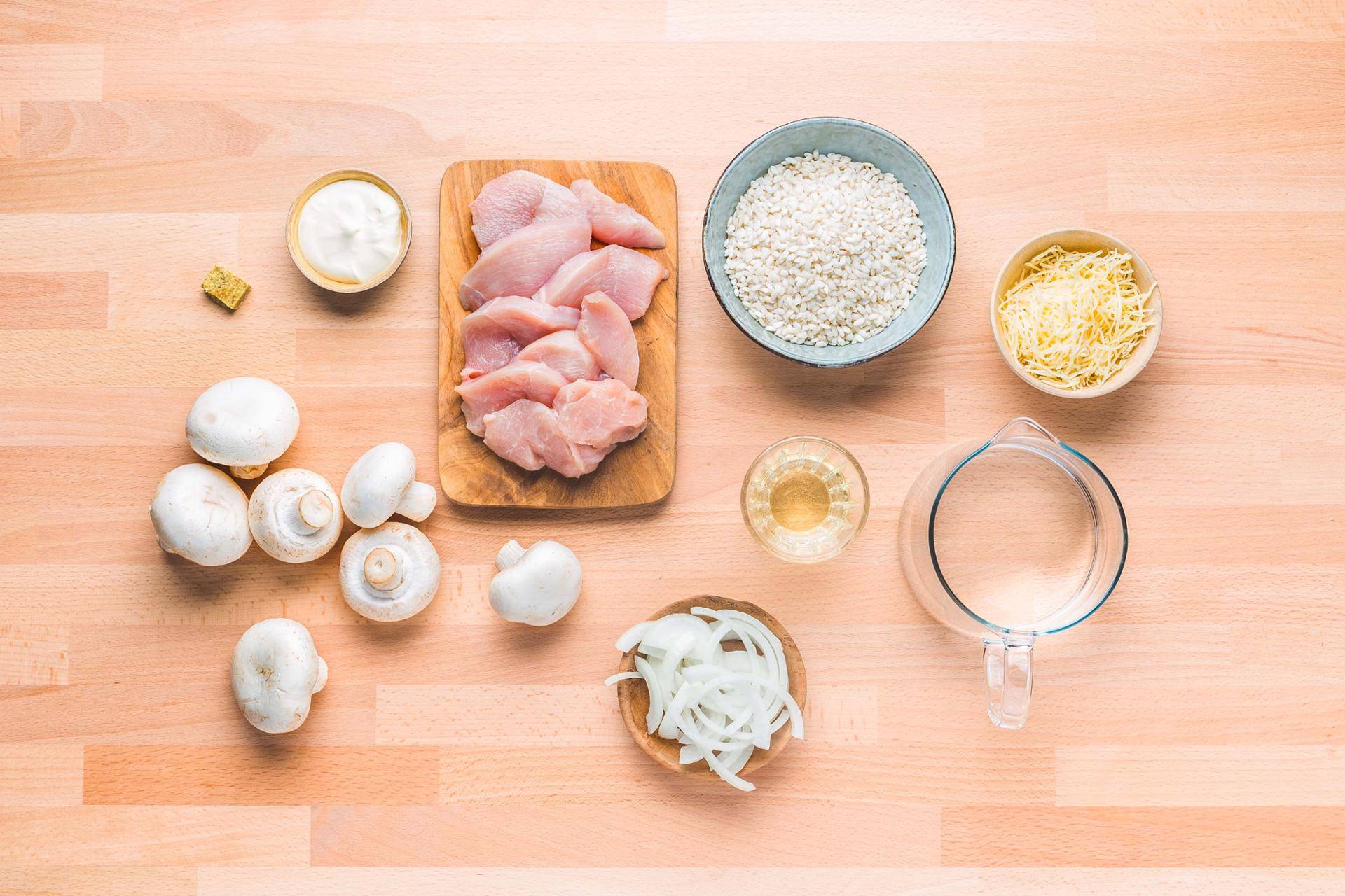 Risotto poulet champignons - Recette Cookeo | Moulinex