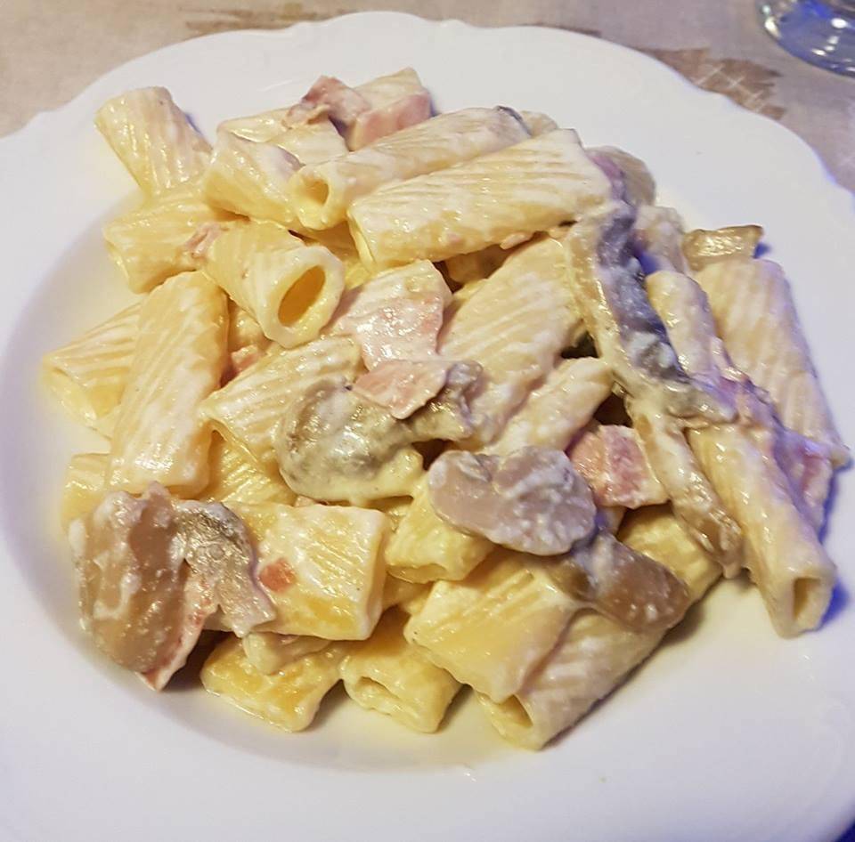 One Pot Pasta Tortiglioni Jambon et Champignons - Recepten Cookeo | Moulinex