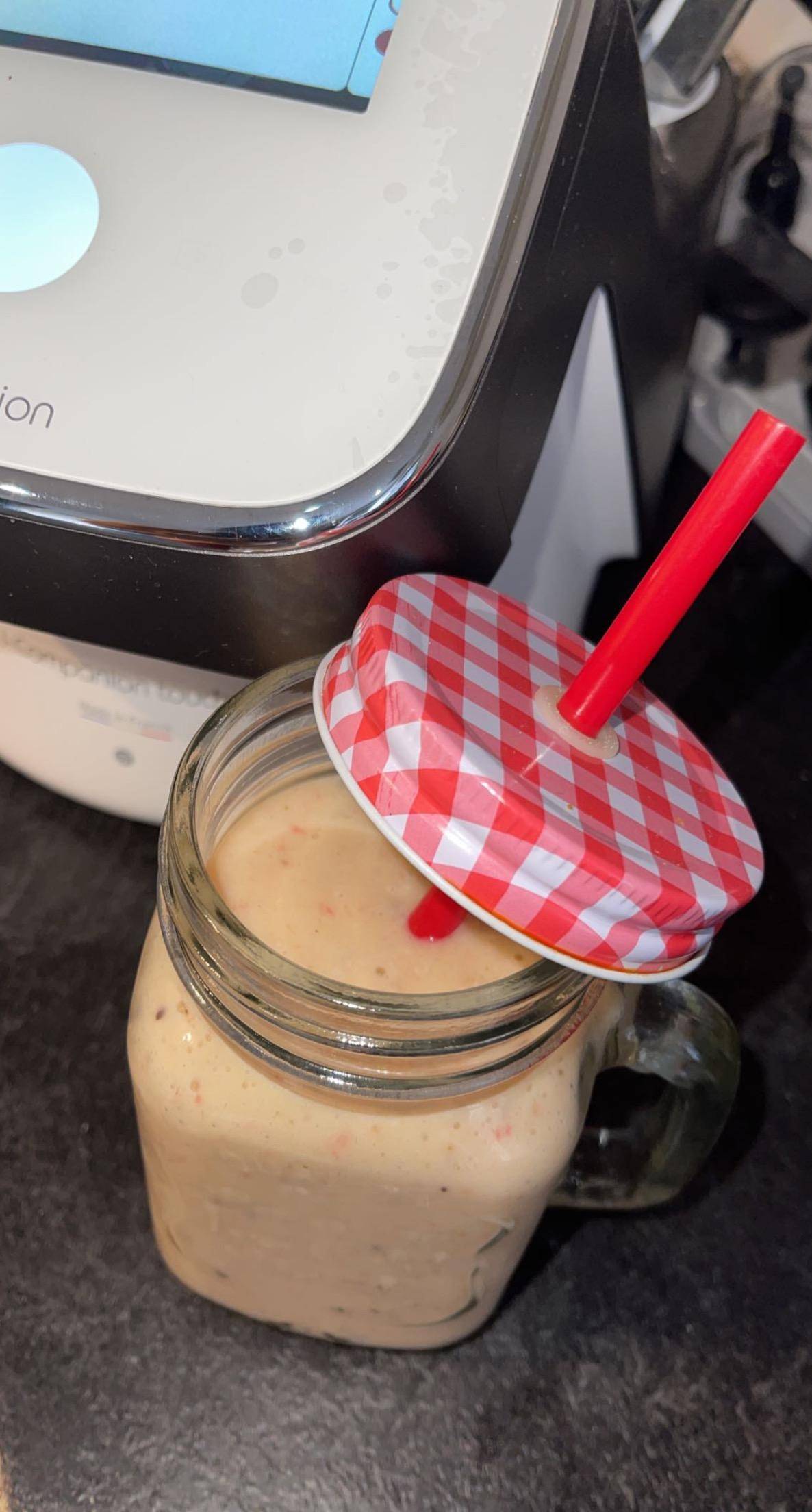 Smoothie fraise banane kiwi - Recepten Companion Connect XL | Moulinex