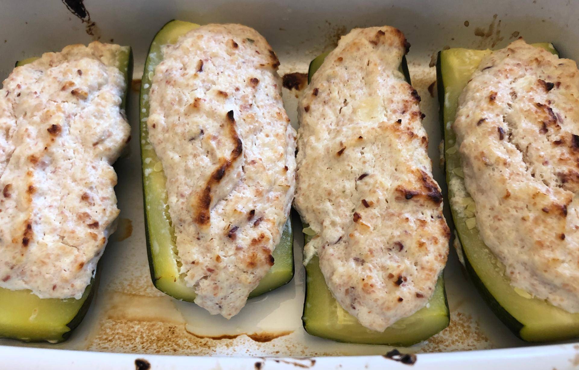Courgettes farcies à la ricotta - Recepten Companion Connect XL | Moulinex