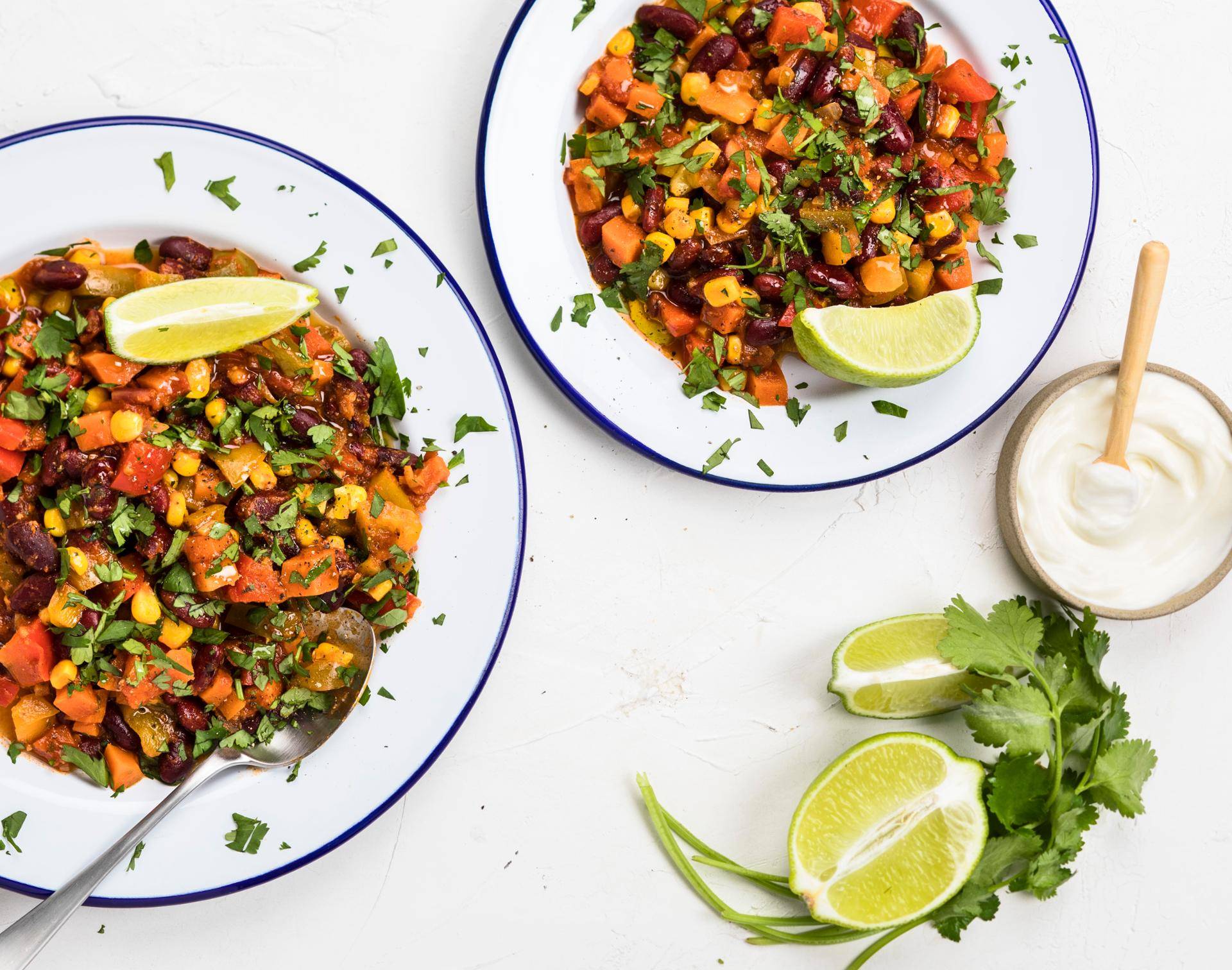 Chili végétarien à la coriandre - Recepten Cookeo | Moulinex