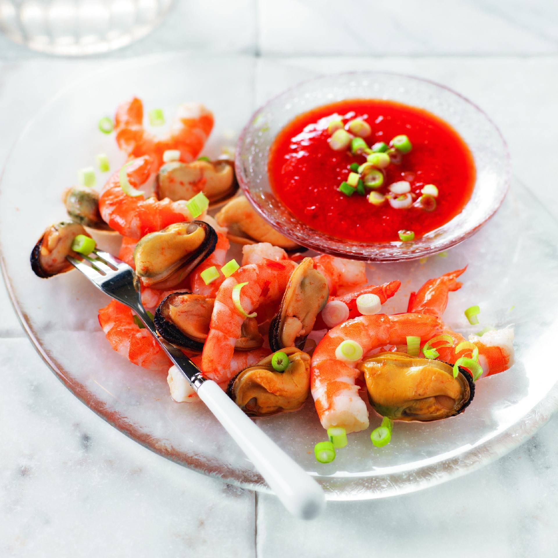 Salade de fruits de mer - Recette Companion | Moulinex