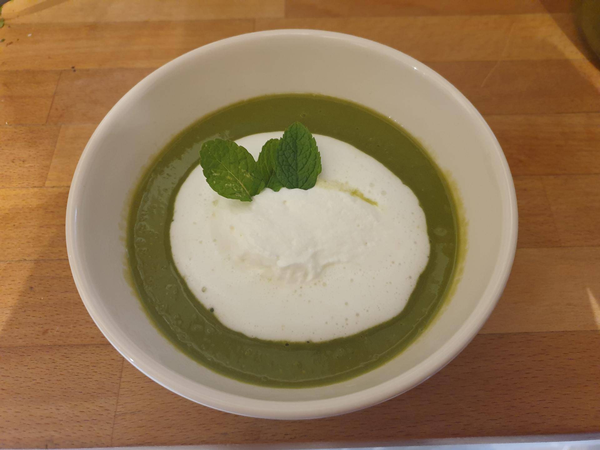 Soupe petits pois menthe - Recepten Cookeo | Moulinex