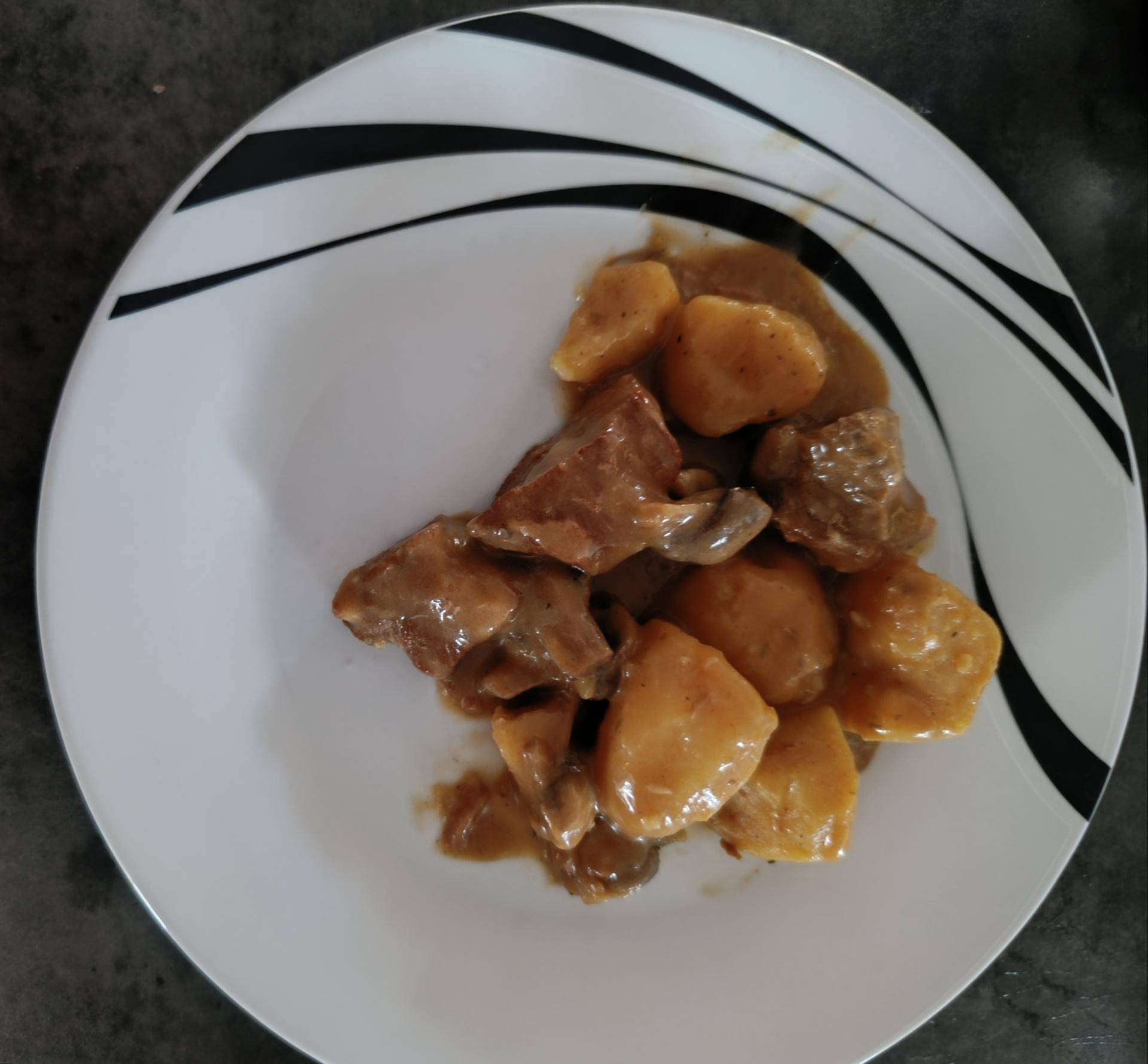 Ragout de veau aux champignons et pommes de terre - Recette Cookeo Infinity Autostir | Moulinex