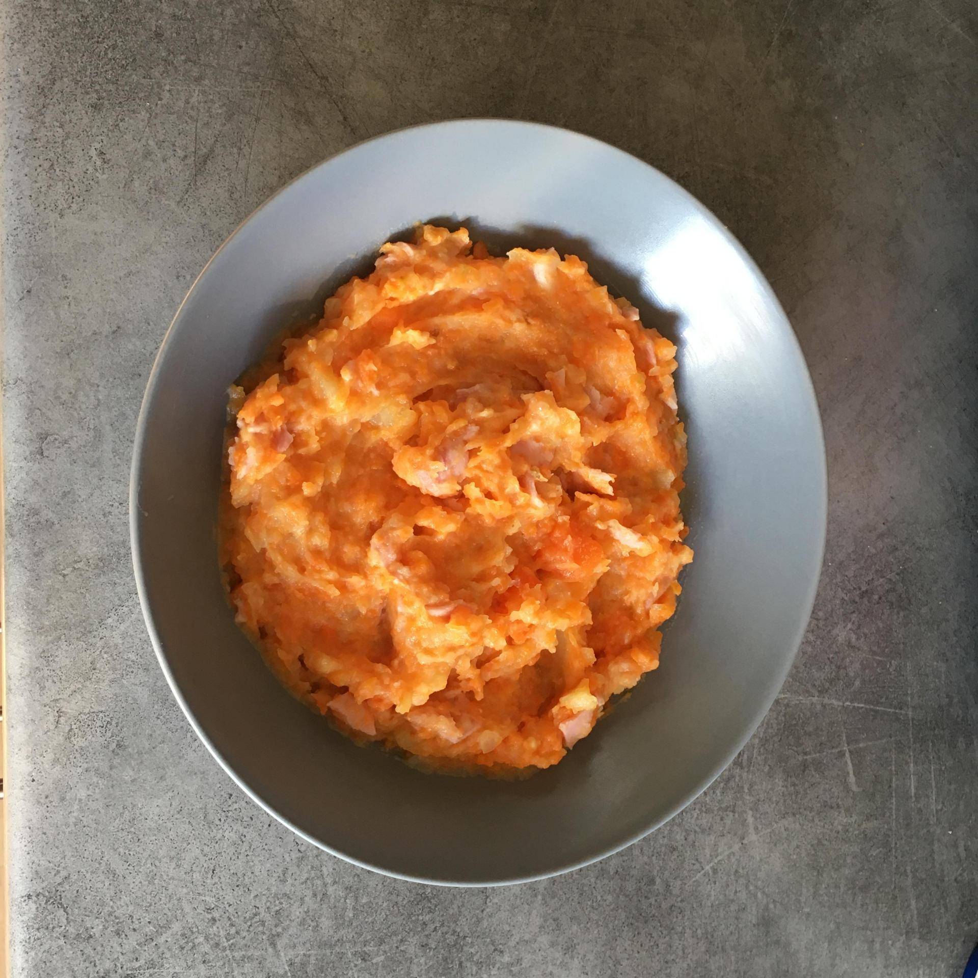 Purée Pdt Carotte Jambon au Beurre de Cacahuètes - Recepten Cookeo | Moulinex