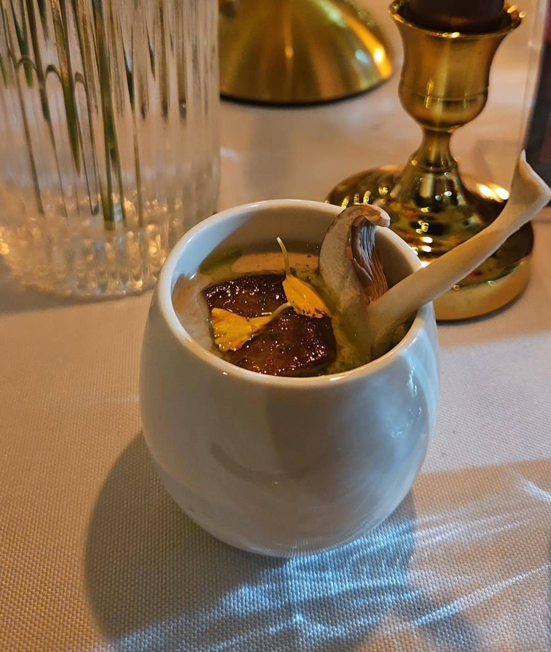 Crémeux de champignons et foie gras poêlé - Recette Cookeo 10in1 | Moulinex