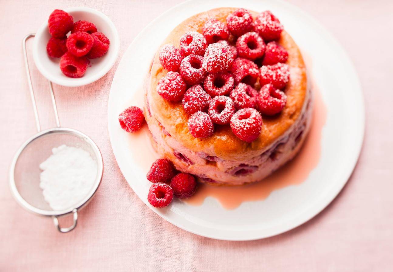 Pudding rose et framboise - Recepten Cookeo | Moulinex