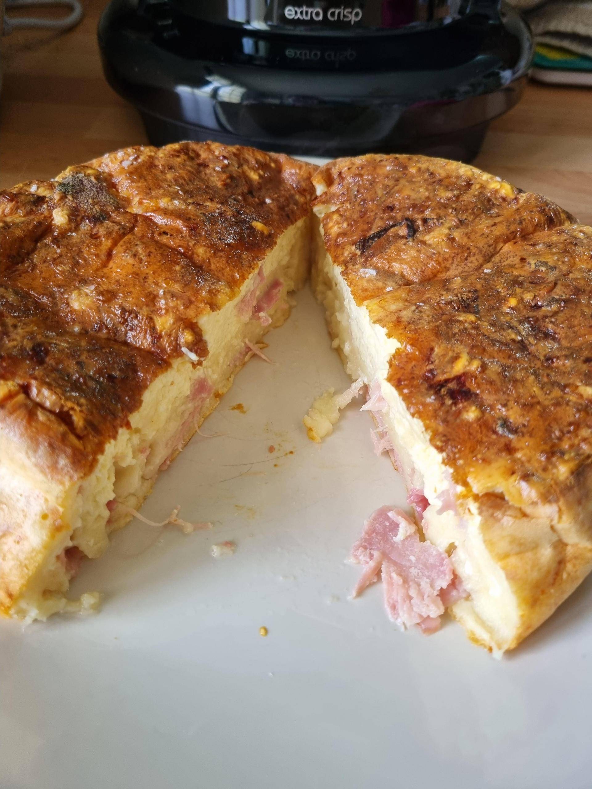 Quiche jambon, fromage sans pâte - Recepten Cookeo | Moulinex