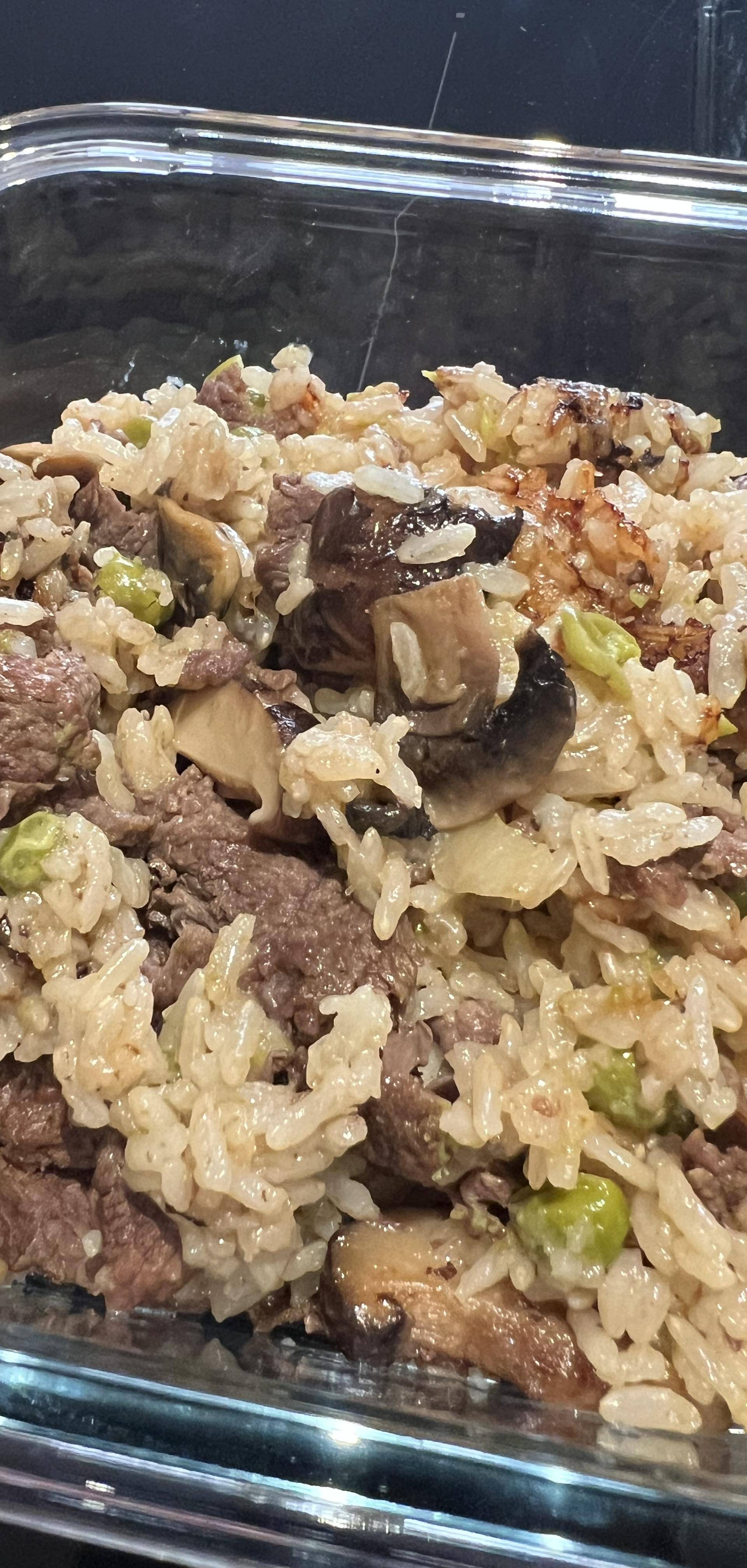 Riz composé au bœuf et champignons - Recette Cookeo V3 | Moulinex